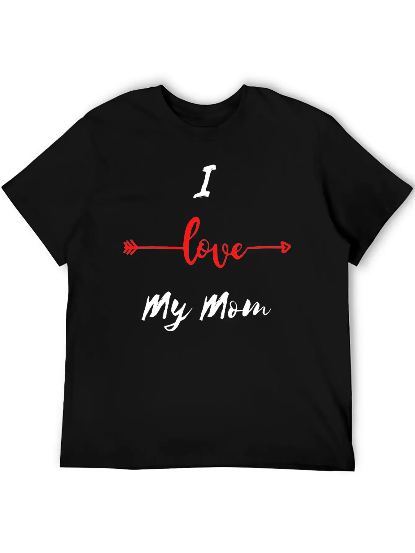 I Love My Mom Comfortable Minimalist Graphic Tee – Summer Style Essential