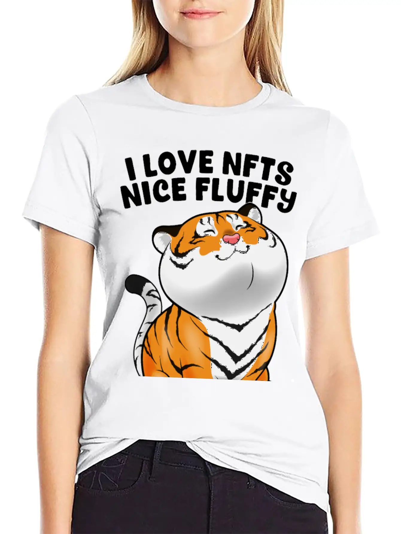 I Love NFTs Nice Fluffy Tigers NFT Tiger Crypto Ar Timeless Short Sleeve Tee – Comfy And Minimalist Design
