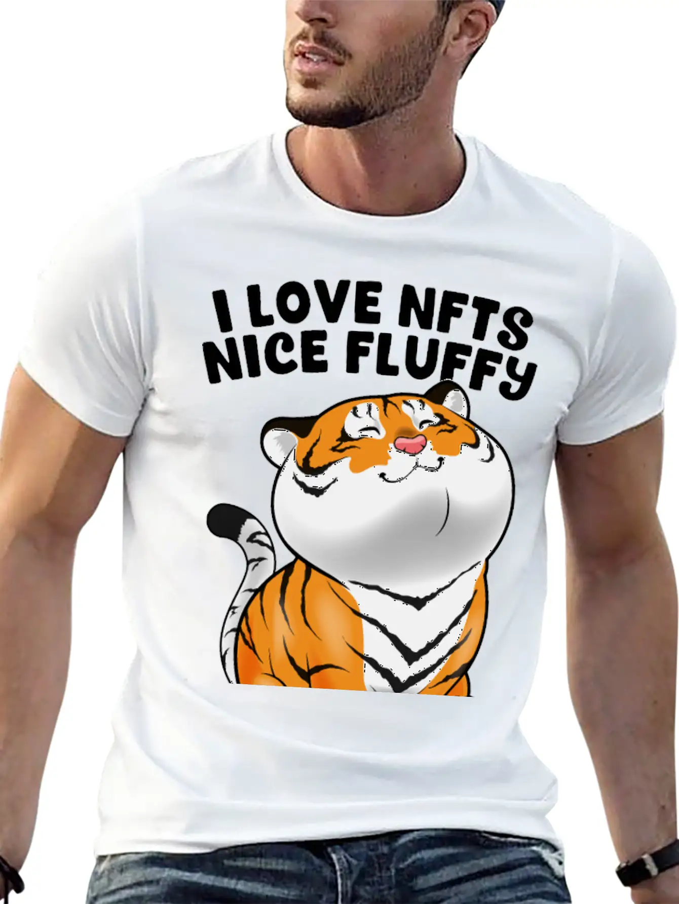 I Love NFTs Nice Fluffy Tigers NFT Tiger Crypto Ar Timeless Short Sleeve Tee – Comfy And Minimalist Design