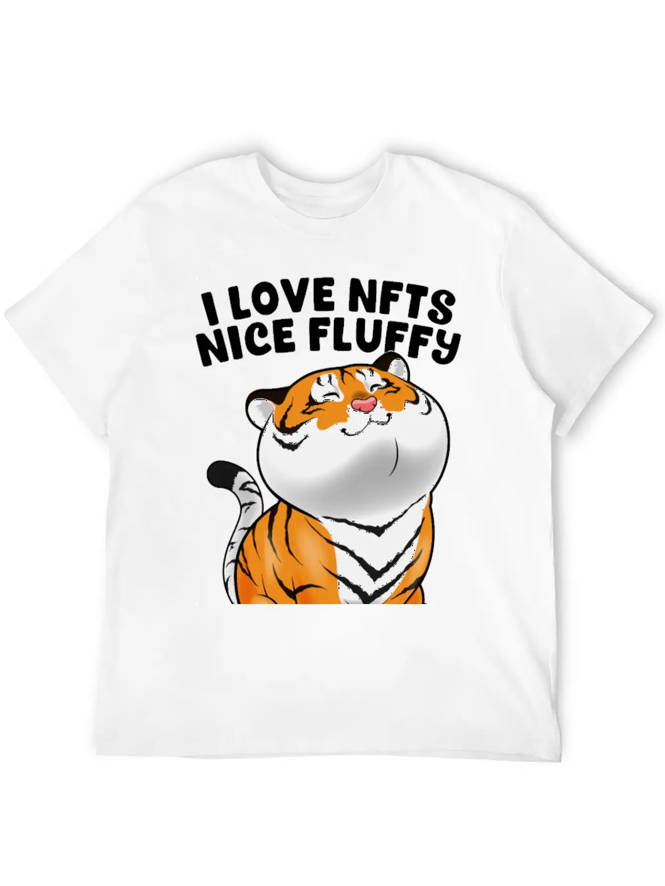 I Love NFTs Nice Fluffy Tigers NFT Tiger Crypto Ar Timeless Short Sleeve Tee – Comfy And Minimalist Design