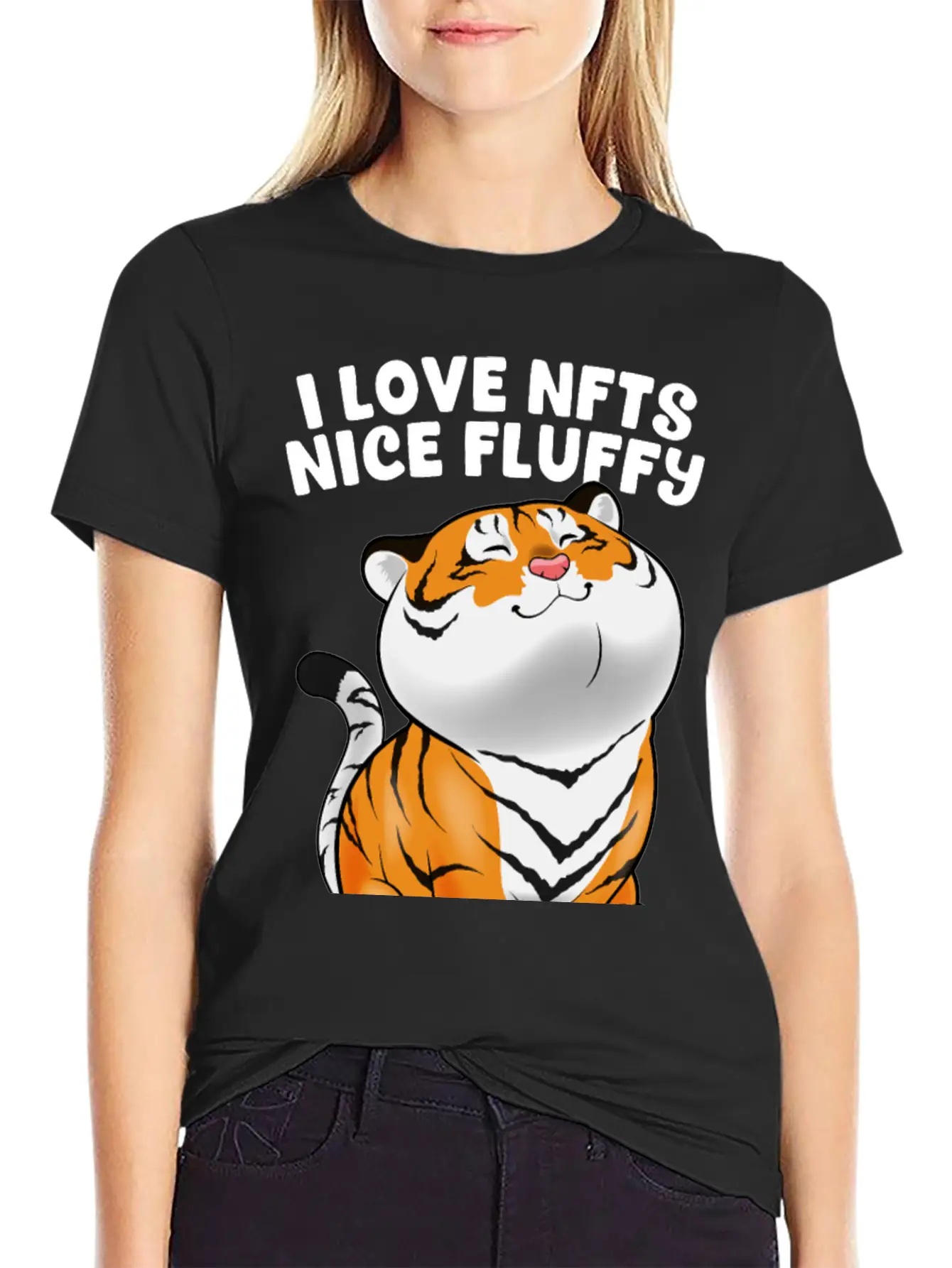 I Love NFTs Nice Fluffy Tigers NFT Tiger Crypto Ar Timeless Short Sleeve Tee – Comfy And Minimalist Design