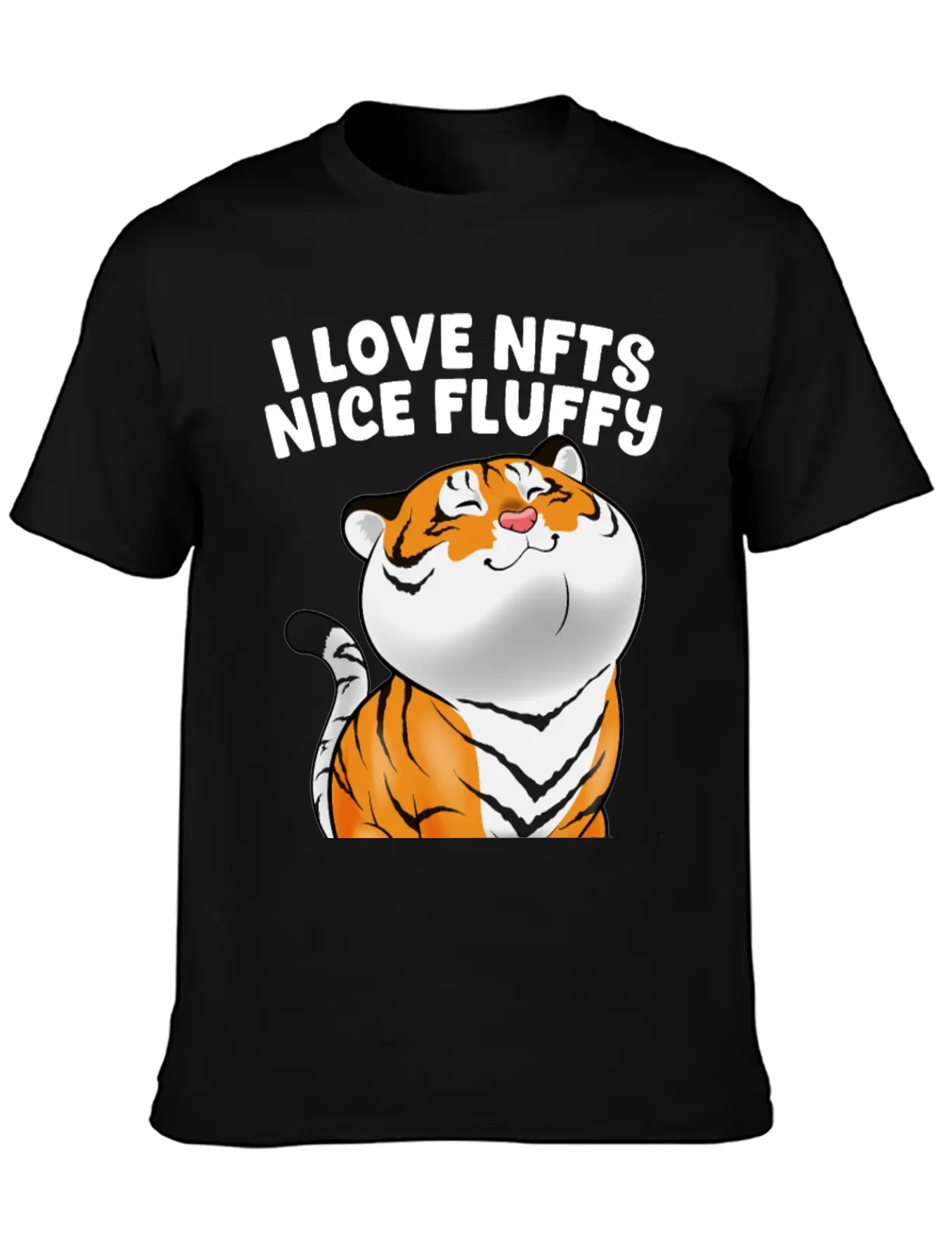 I Love NFTs Nice Fluffy Tigers NFT Tiger Crypto Ar Timeless Short Sleeve Tee – Comfy And Minimalist Design