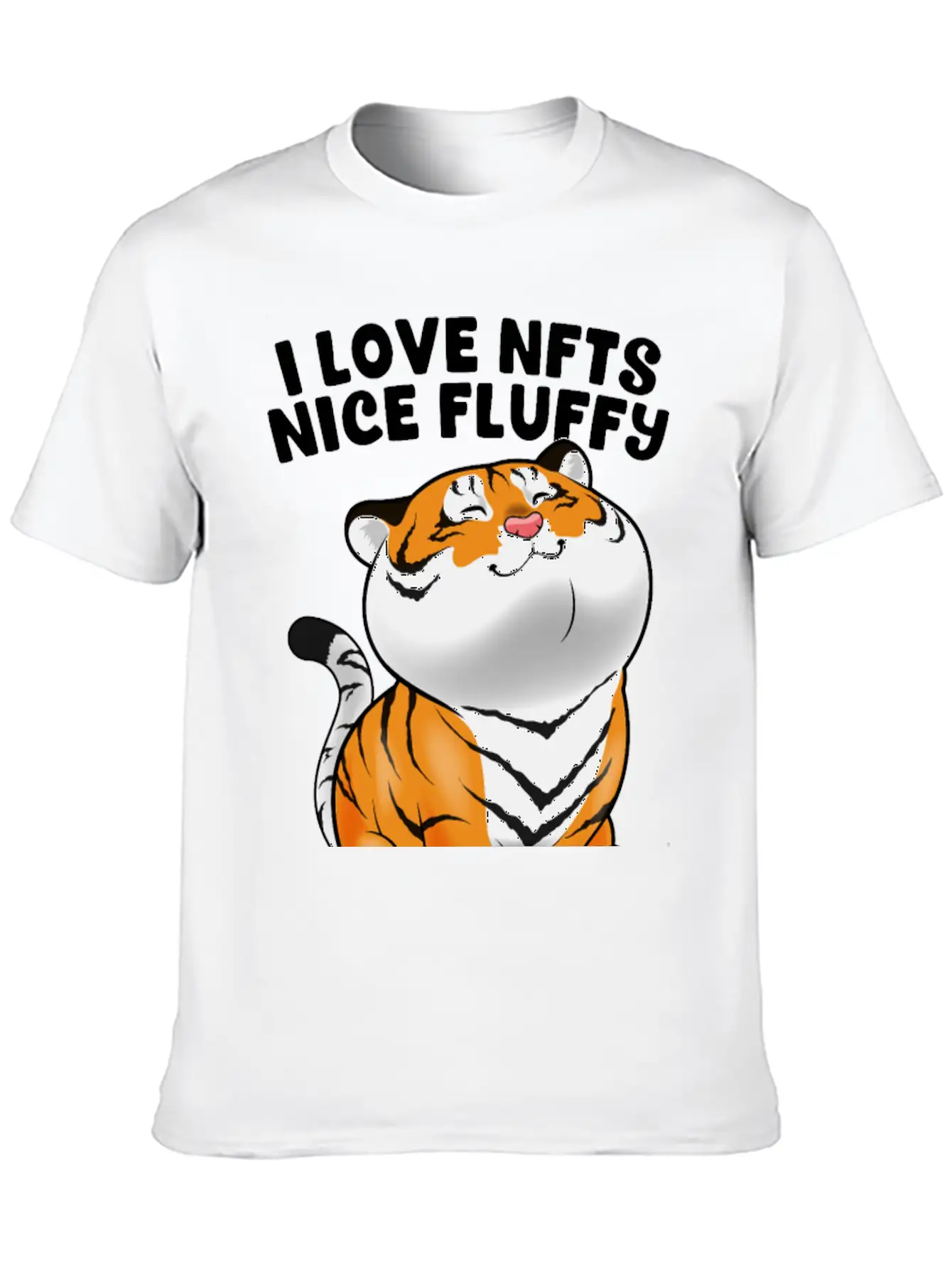 I Love NFTs Nice Fluffy Tigers NFT Tiger Crypto Ar Timeless Short Sleeve Tee – Comfy And Minimalist Design