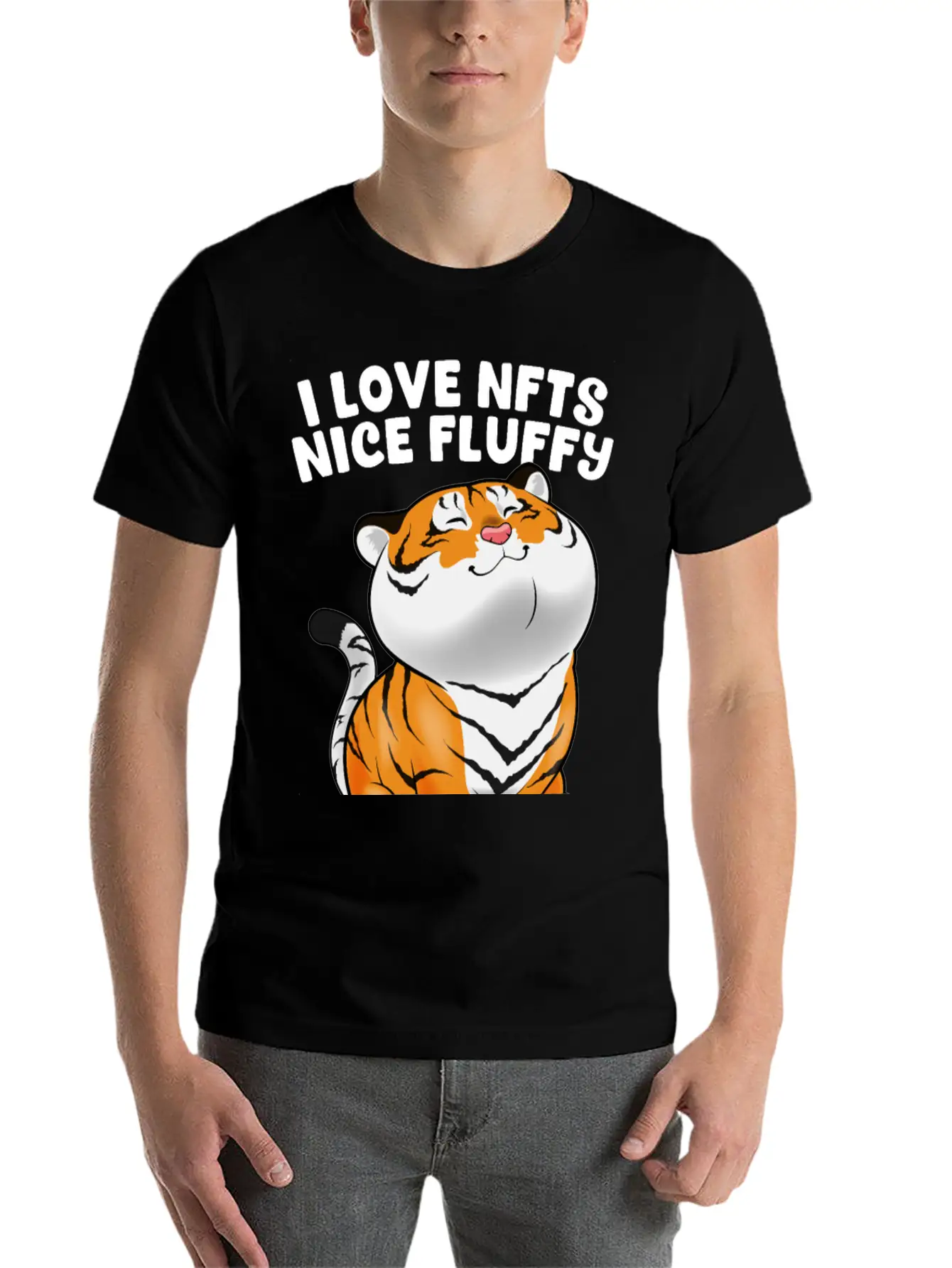 I Love NFTs Nice Fluffy Tigers NFT Tiger Crypto Ar Timeless Short Sleeve Tee – Comfy And Minimalist Design