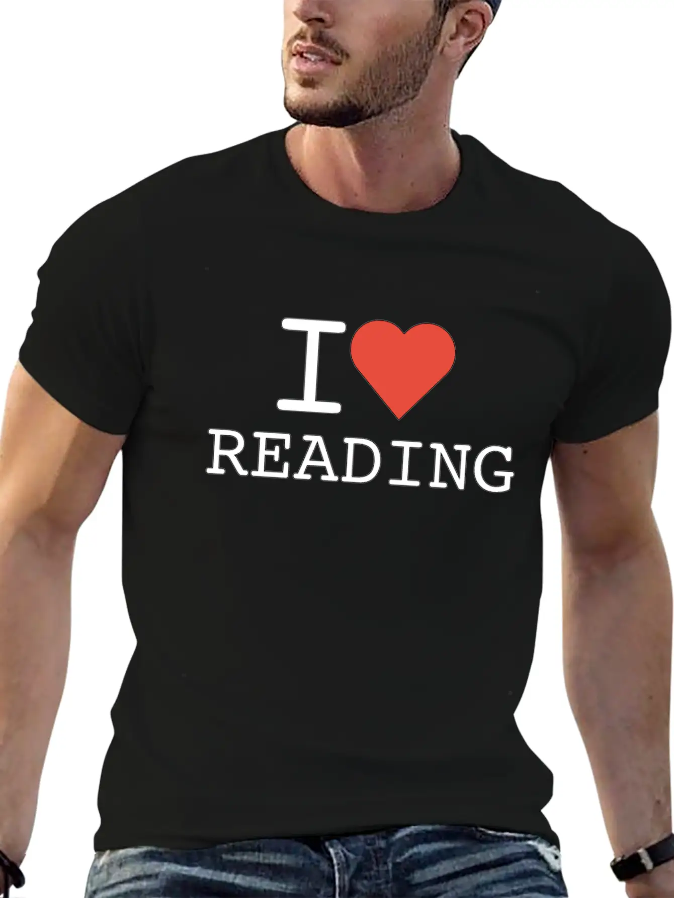 I Love Reading - Reading - Total Basics Timeless Short Sleeve Tee – Comfy And Minimalist Design