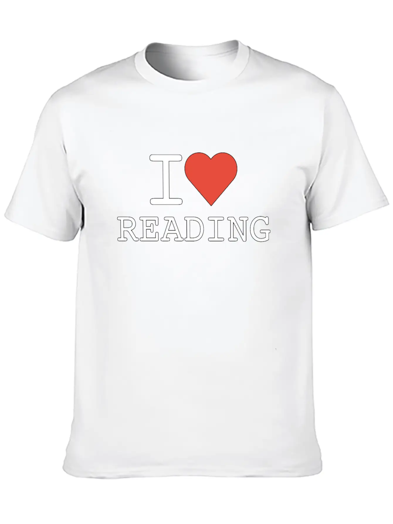 I Love Reading - Reading - Total Basics Timeless Short Sleeve Tee – Comfy And Minimalist Design