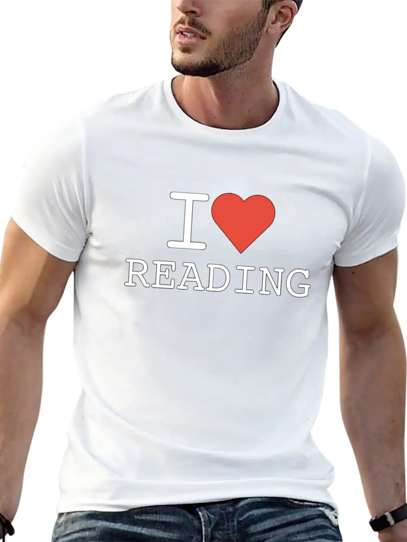 I Love Reading - Reading - Total Basics Timeless Short Sleeve Tee – Comfy And Minimalist Design