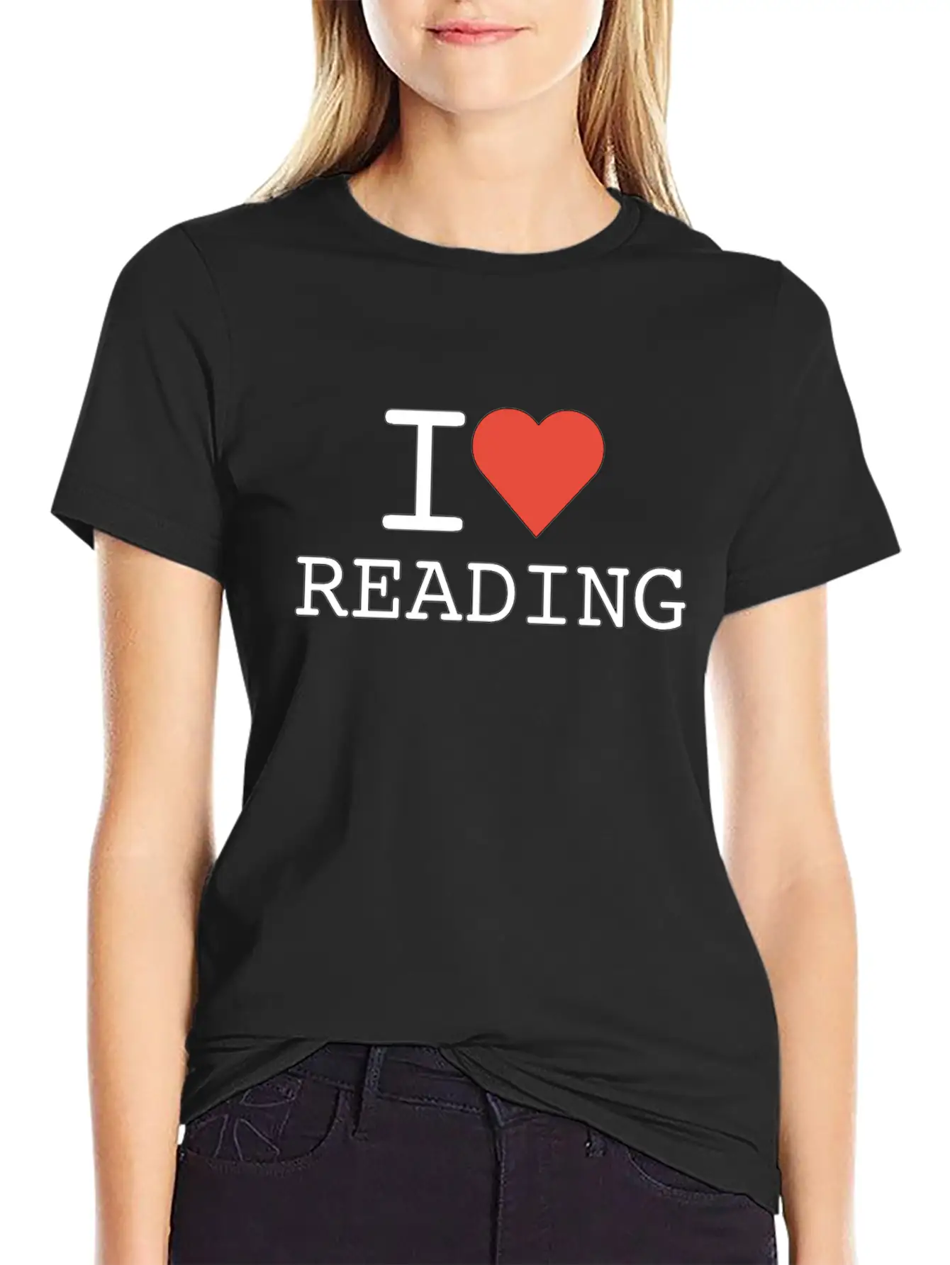 I Love Reading - Reading - Total Basics Timeless Short Sleeve Tee – Comfy And Minimalist Design