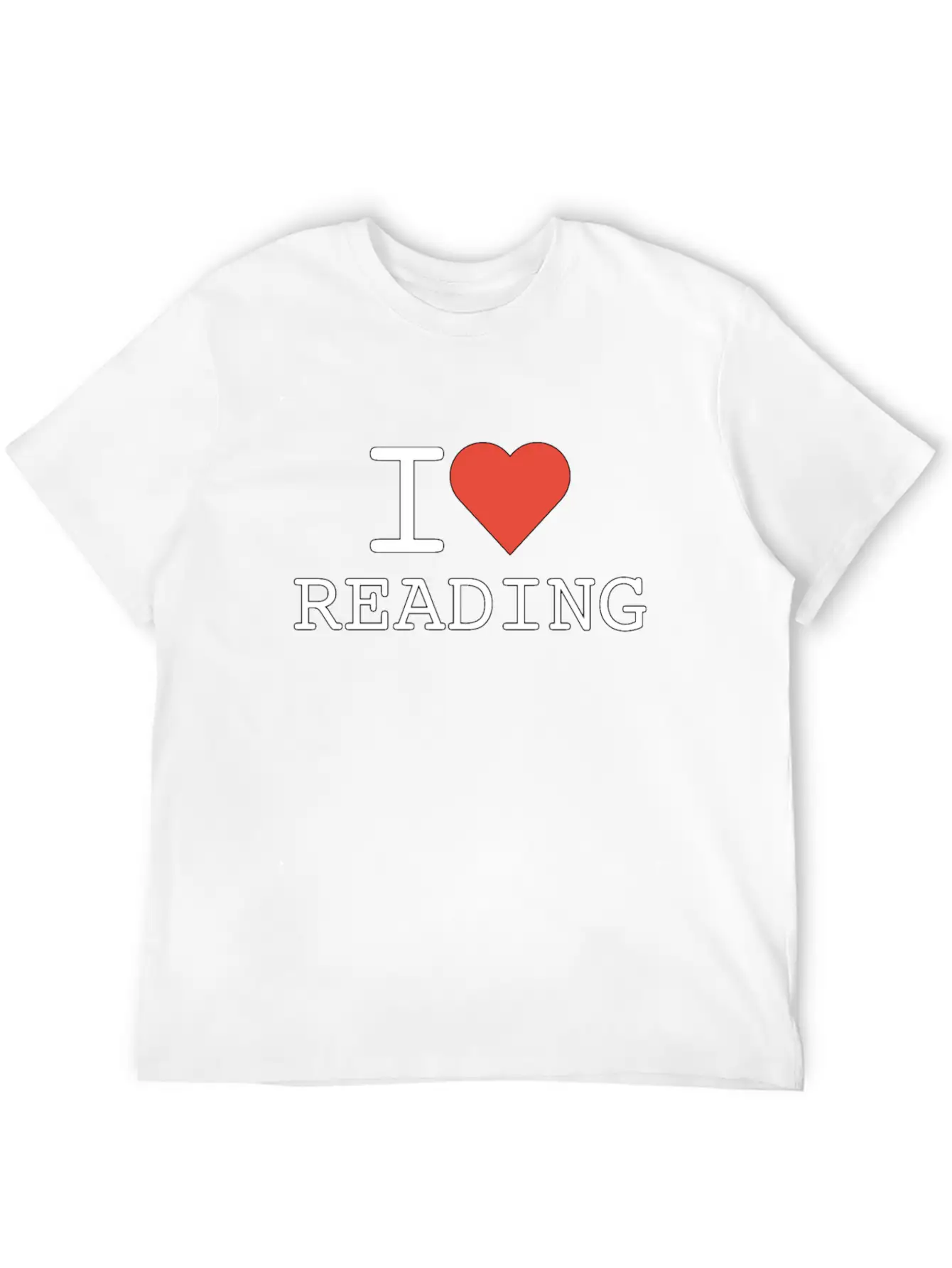 I Love Reading - Reading - Total Basics Timeless Short Sleeve Tee – Comfy And Minimalist Design