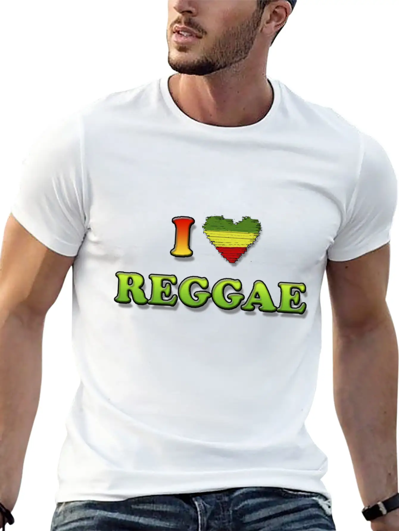 I Love Reggae Timeless Short Sleeve Tee – Comfy And Minimalist Design