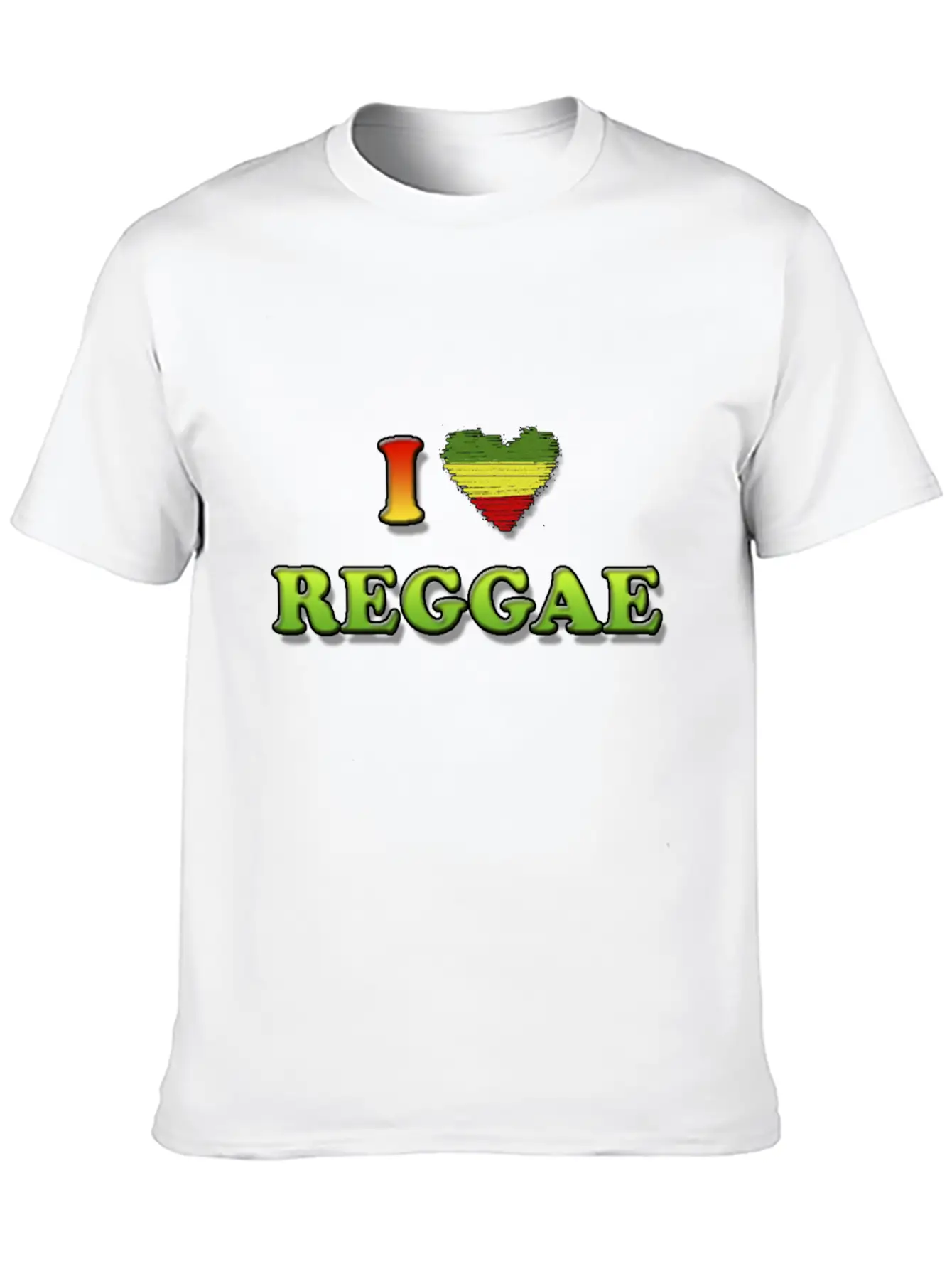 I Love Reggae Timeless Short Sleeve Tee – Comfy And Minimalist Design