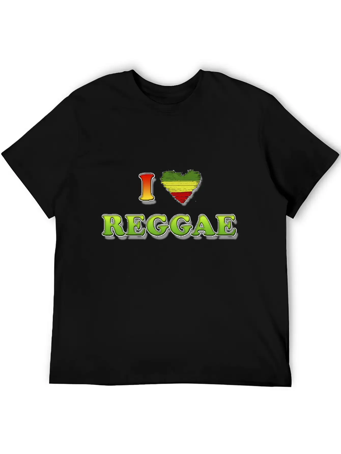 I Love Reggae Timeless Short Sleeve Tee – Comfy And Minimalist Design