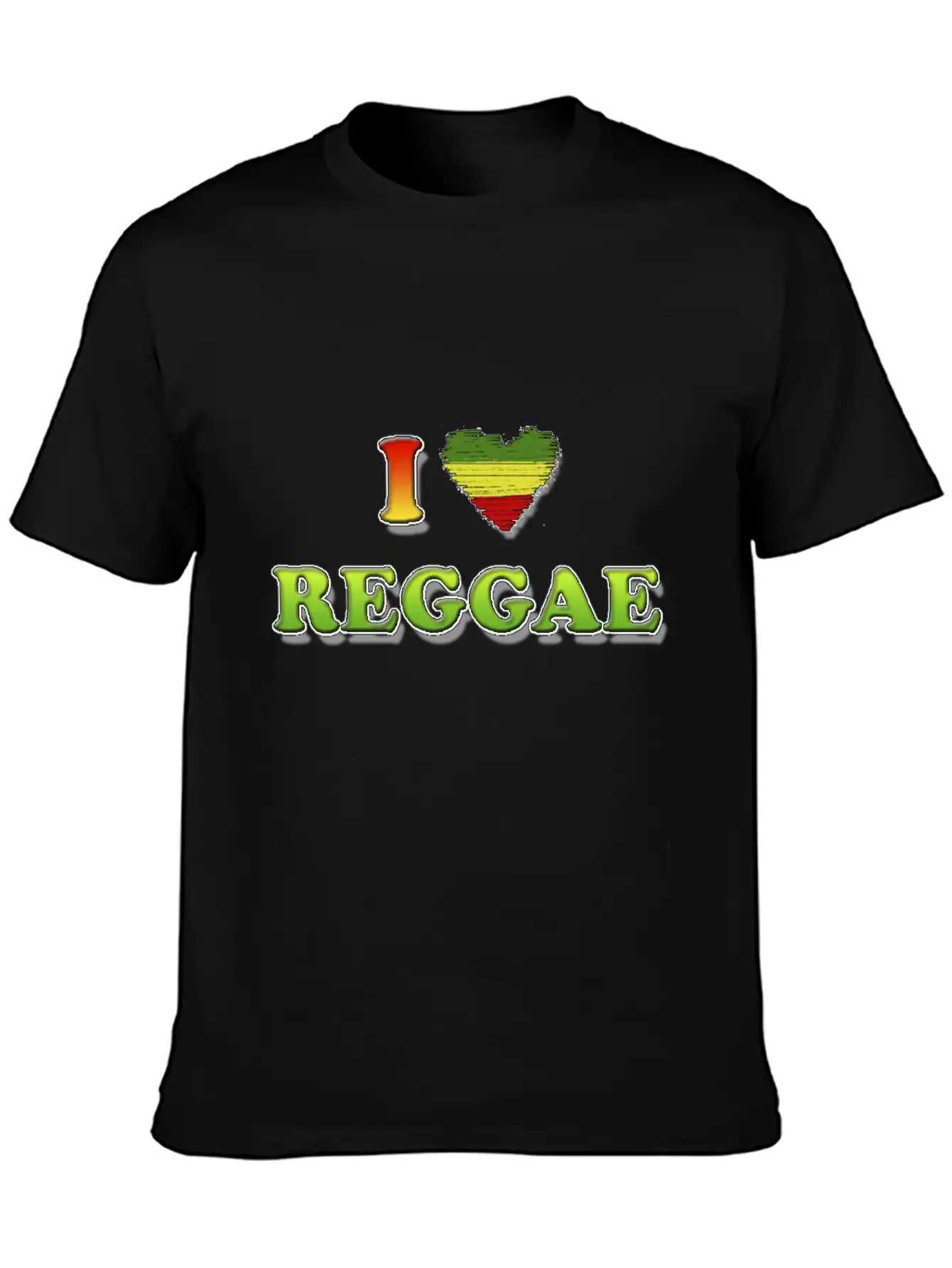 I Love Reggae Timeless Short Sleeve Tee – Comfy And Minimalist Design