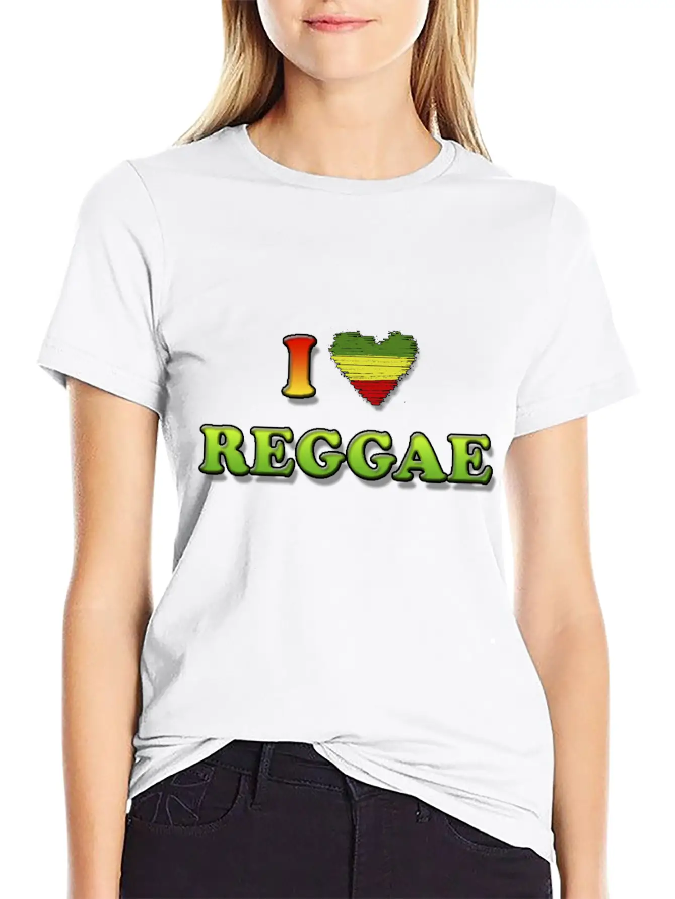 I Love Reggae Timeless Short Sleeve Tee – Comfy And Minimalist Design