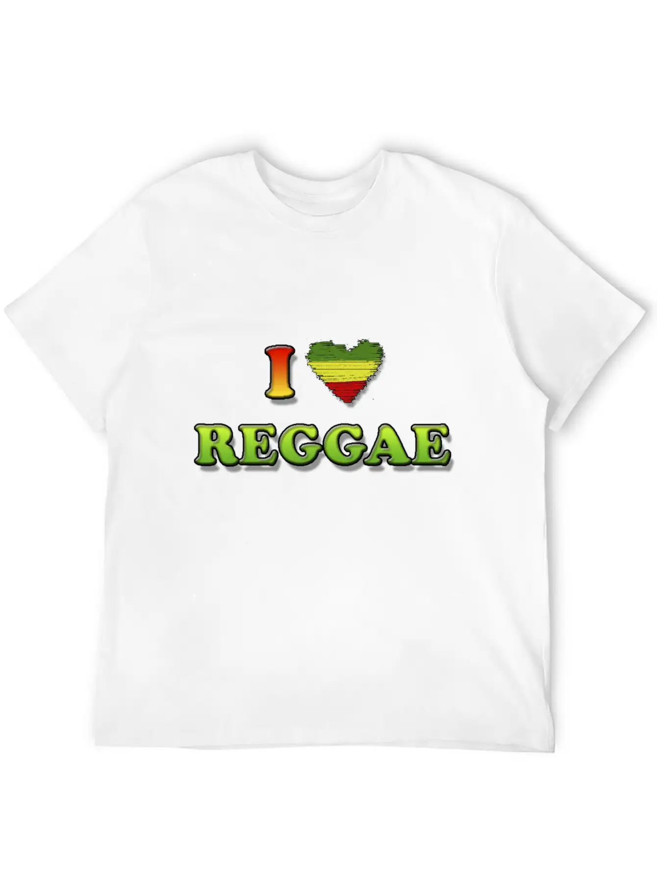 I Love Reggae Timeless Short Sleeve Tee – Comfy And Minimalist Design