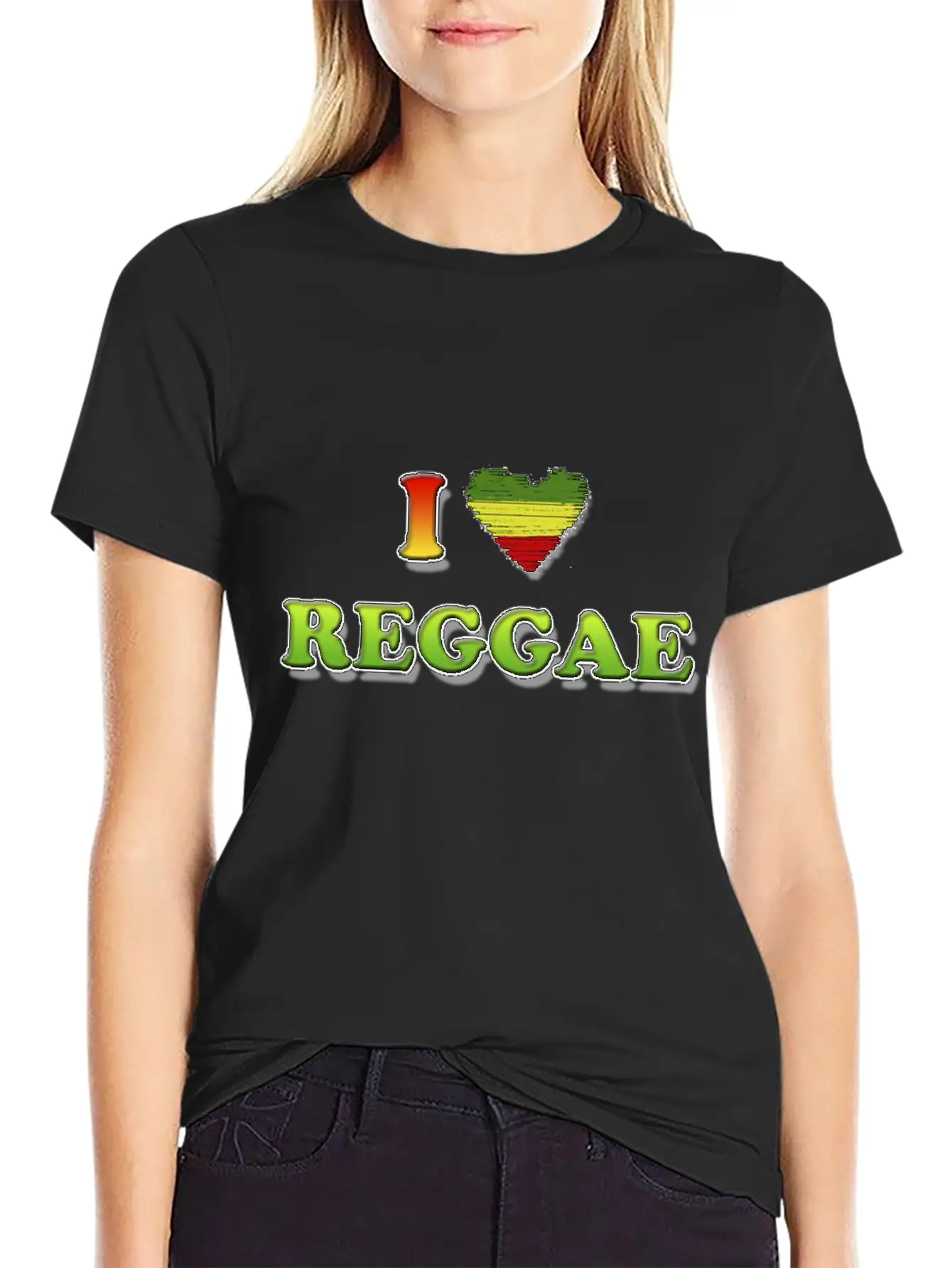 I Love Reggae Timeless Short Sleeve Tee – Comfy And Minimalist Design