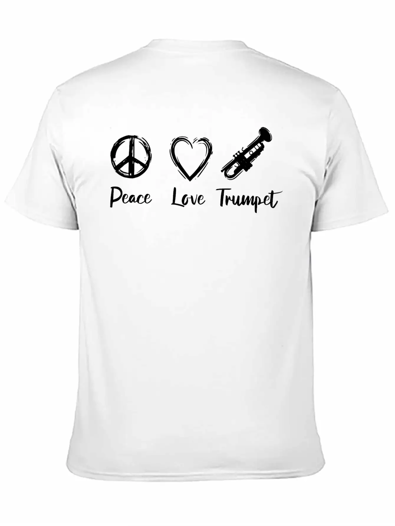 I Love Trumpet Basic Graphic T-Shirt – Daily Comfort In Soft Cotton