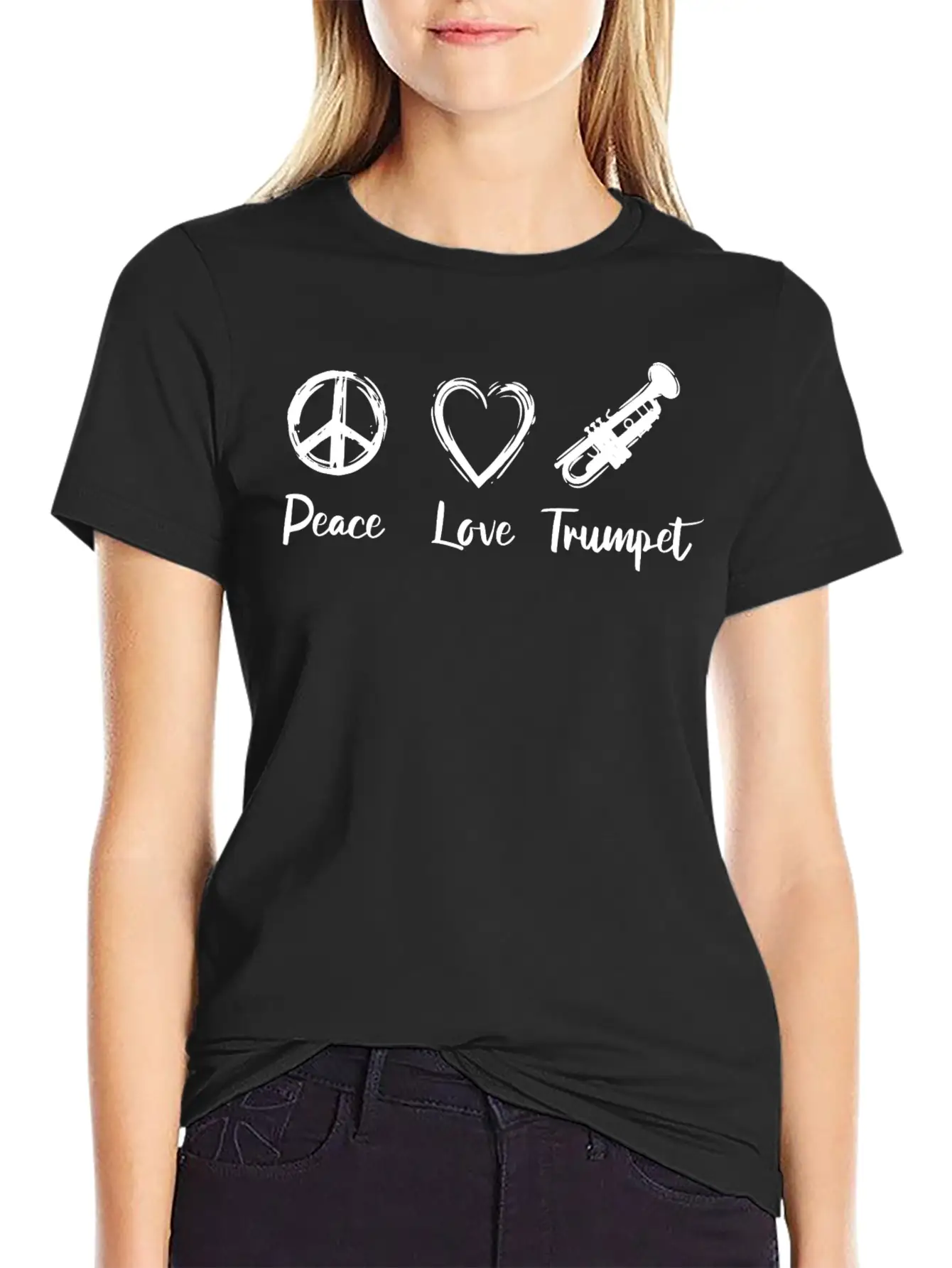 I Love Trumpet Basic Graphic T-Shirt – Daily Comfort In Soft Cotton