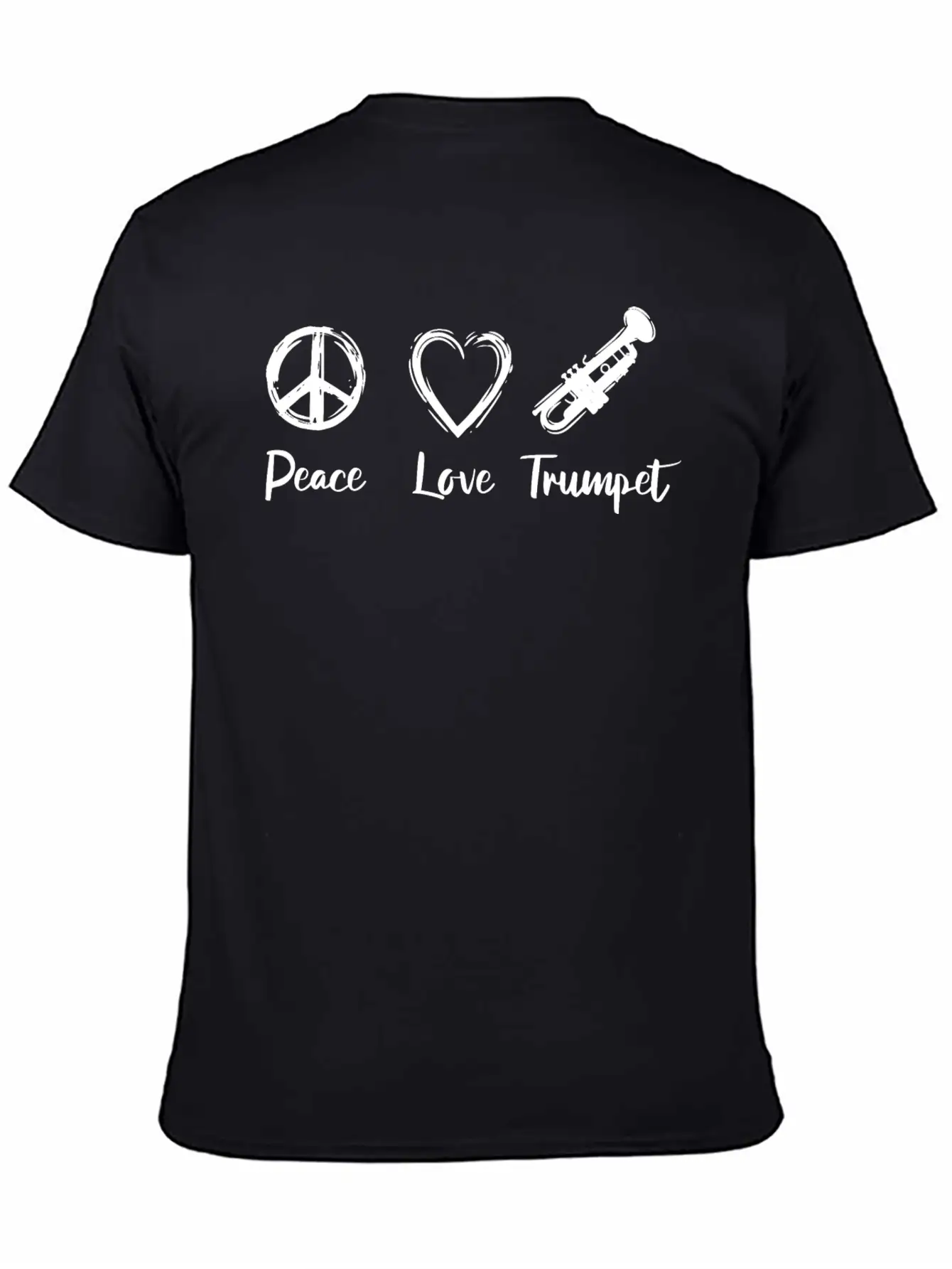 I Love Trumpet Basic Graphic T-Shirt – Daily Comfort In Soft Cotton