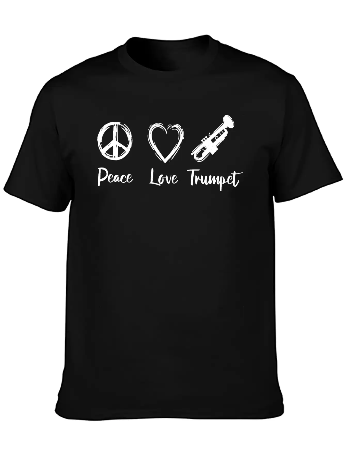 I Love Trumpet Basic Graphic T-Shirt – Daily Comfort In Soft Cotton