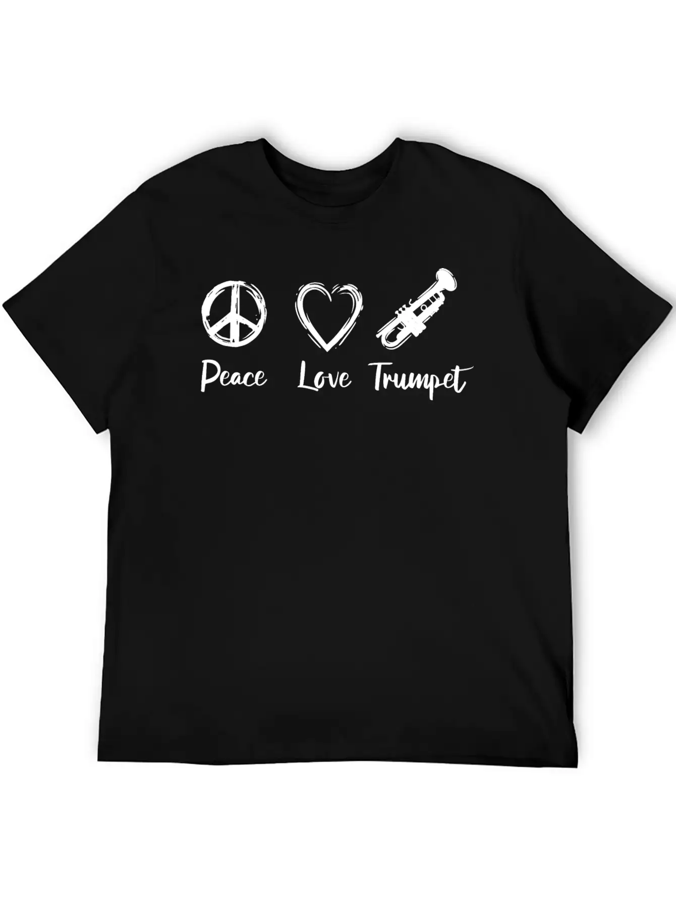 I Love Trumpet Basic Graphic T-Shirt – Daily Comfort In Soft Cotton
