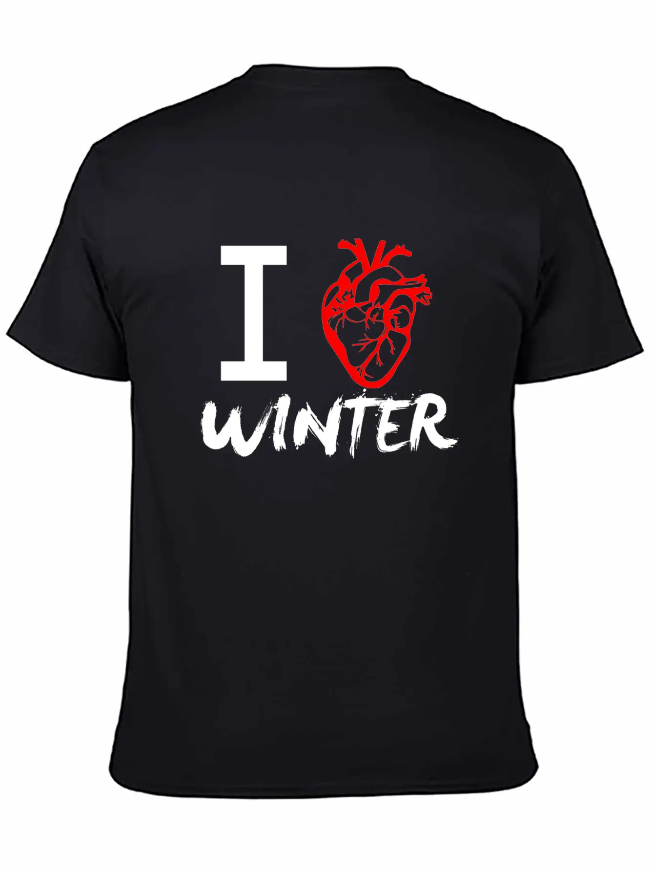 I Love Winter Timeless Short Sleeve Tee – Comfy And Minimalist Design