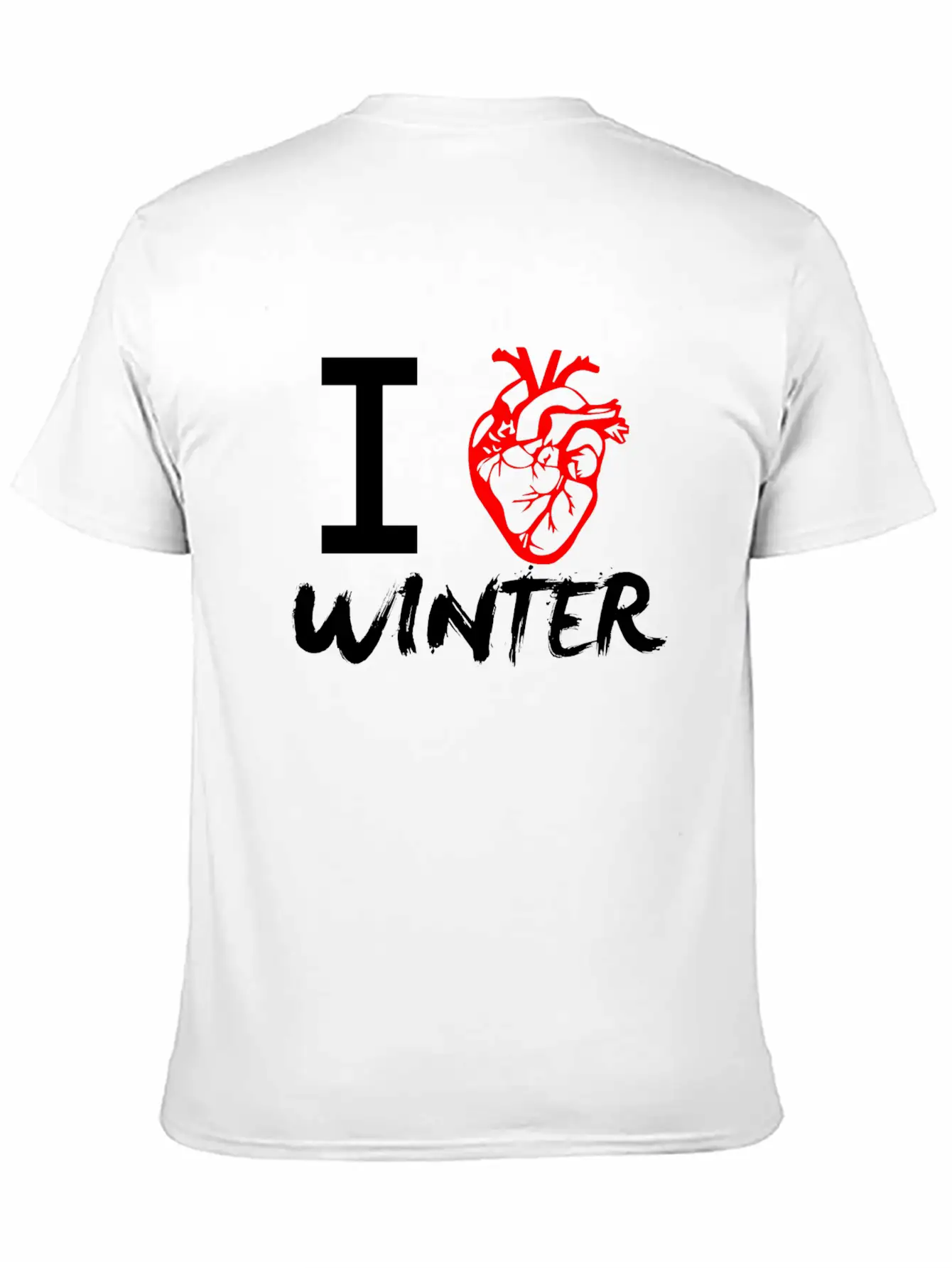 I Love Winter Timeless Short Sleeve Tee – Comfy And Minimalist Design