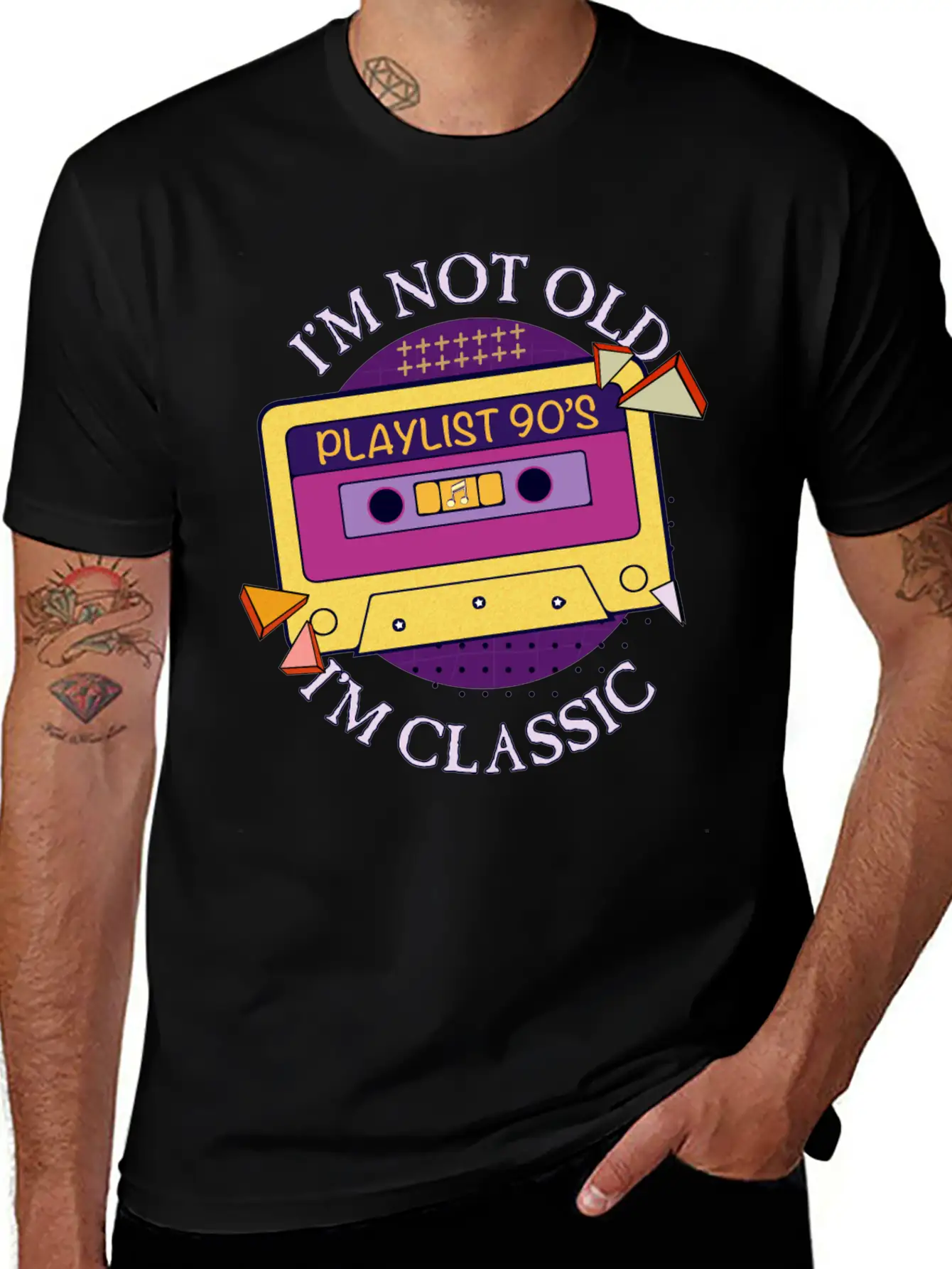 I M Not Old I M Classic Unisex Short Sleeve Soft Cotton T-Shirt – Casual Everyday Wear