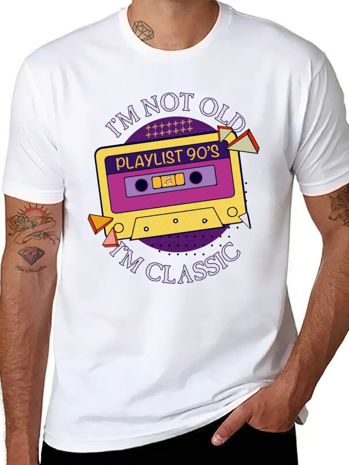 I M Not Old I M Classic Unisex Short Sleeve Soft Cotton T-Shirt – Casual Everyday Wear