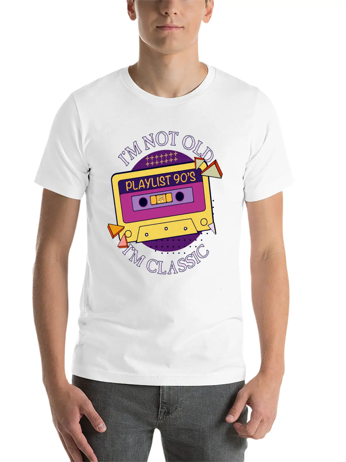 I M Not Old I M Classic Unisex Short Sleeve Soft Cotton T-Shirt – Casual Everyday Wear
