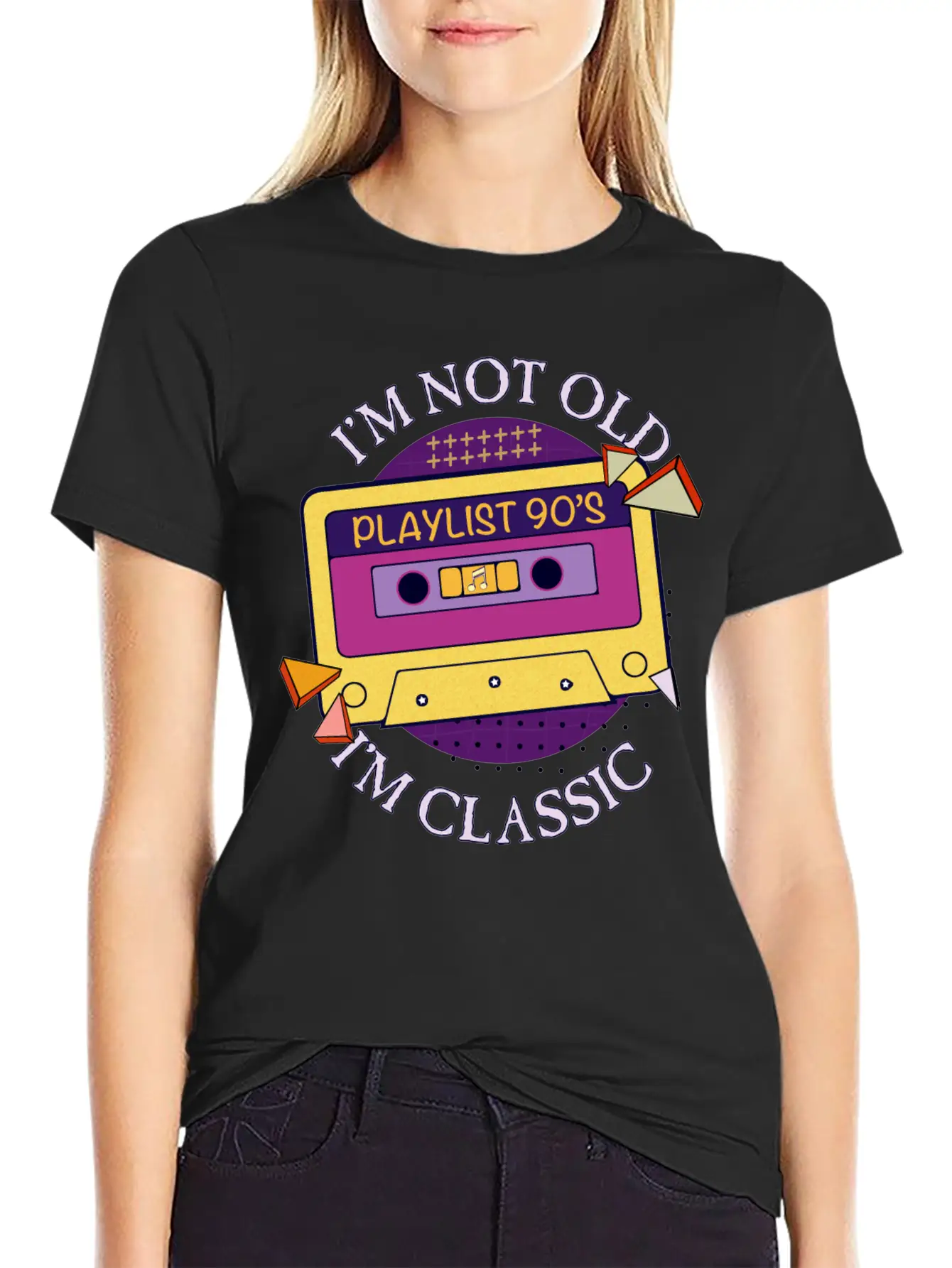I M Not Old I M Classic Unisex Short Sleeve Soft Cotton T-Shirt – Casual Everyday Wear