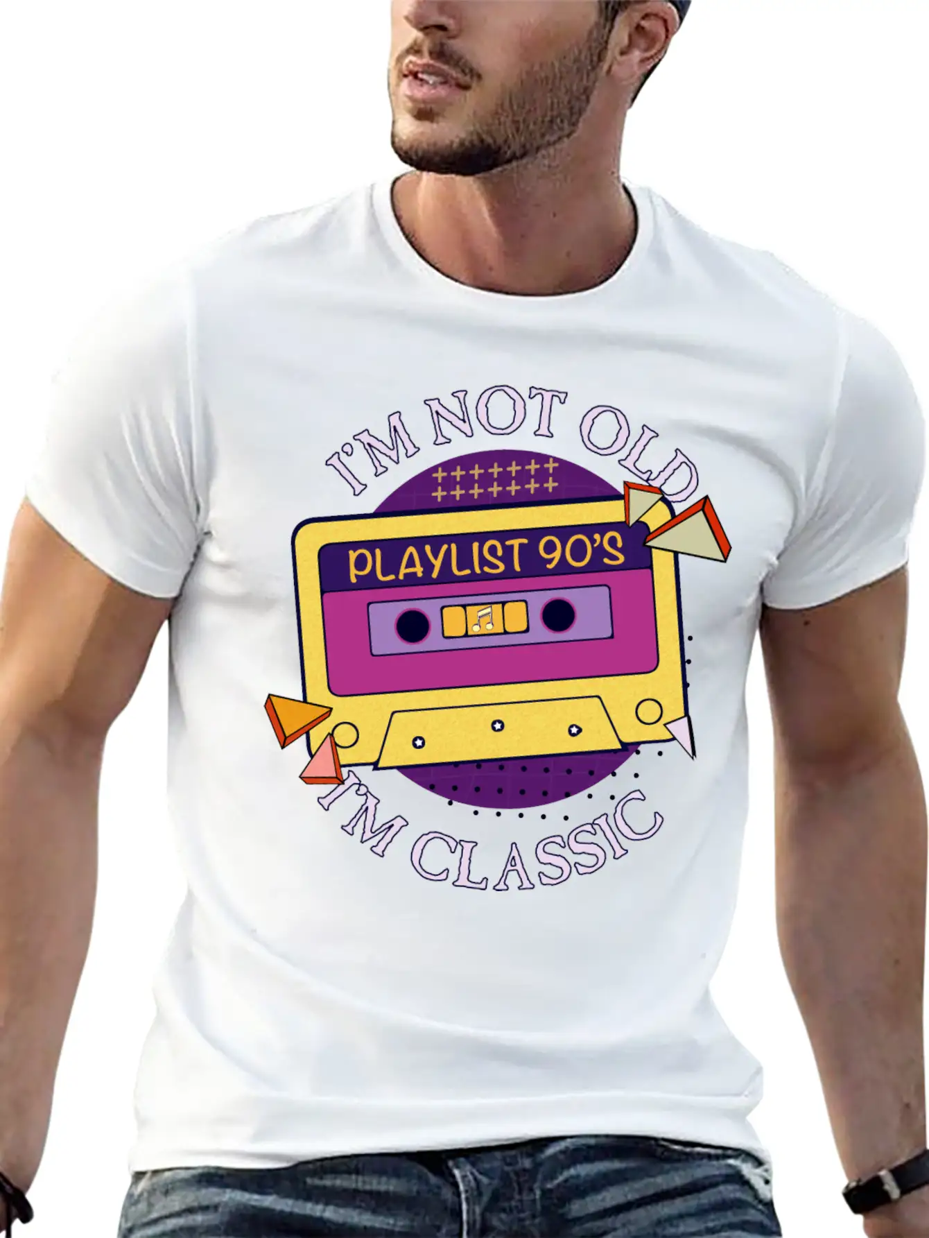 I M Not Old I M Classic Unisex Short Sleeve Soft Cotton T-Shirt – Casual Everyday Wear