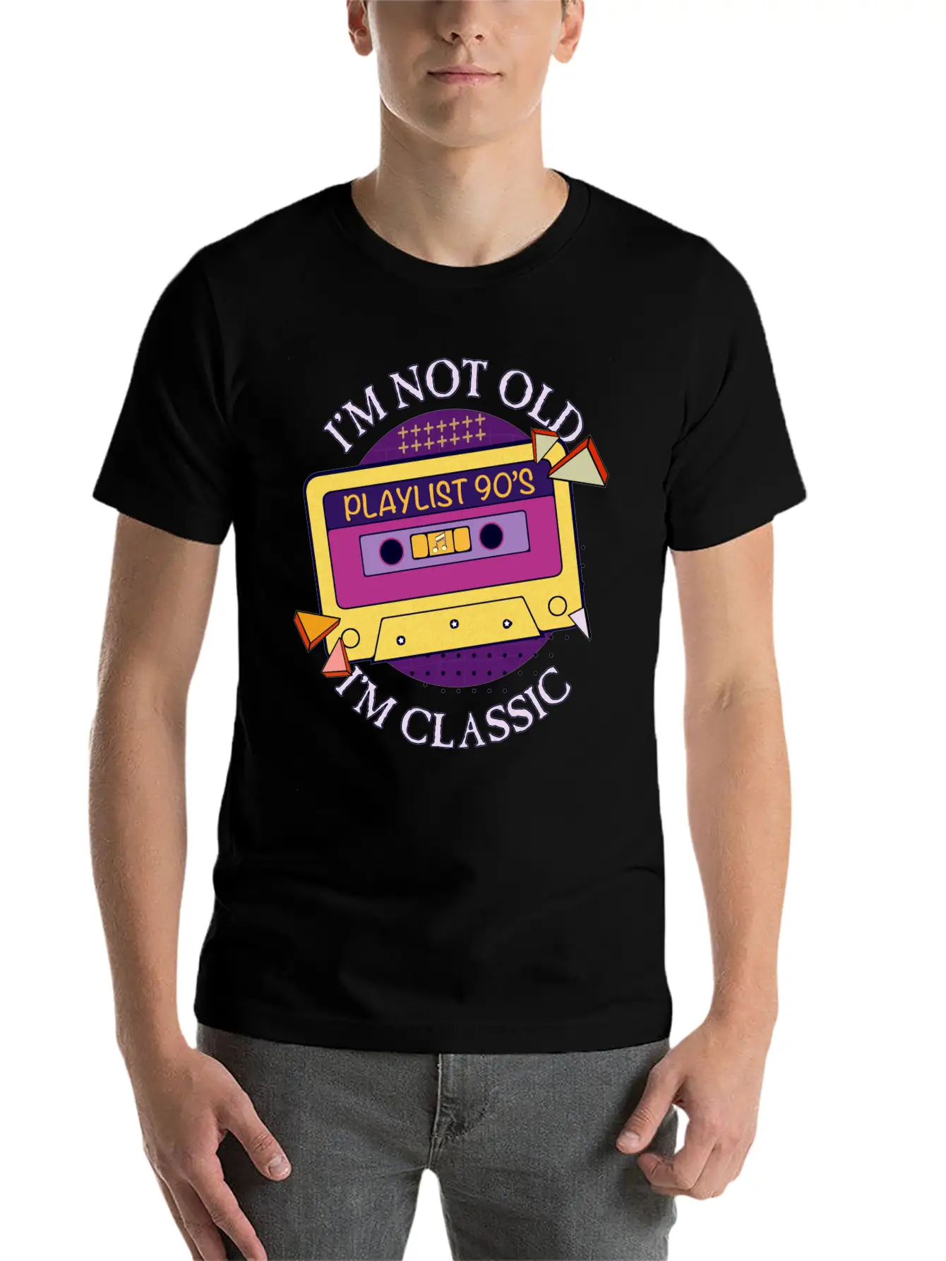 I M Not Old I M Classic Unisex Short Sleeve Soft Cotton T-Shirt – Casual Everyday Wear