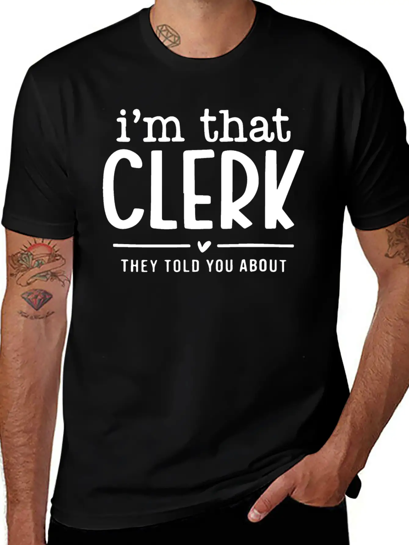 I’m That Clerk They Told You About Funny. Comfortable Minimalist Graphic Tee – Summer Style Essential