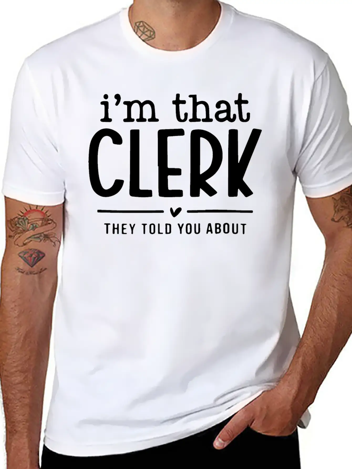 I’m That Clerk They Told You About Funny. Comfortable Minimalist Graphic Tee – Summer Style Essential