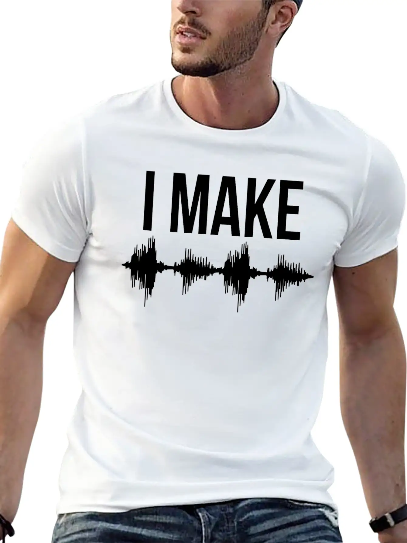 I Make Waves Unisex Short Sleeve Soft Cotton T-Shirt – Casual Everyday Wear