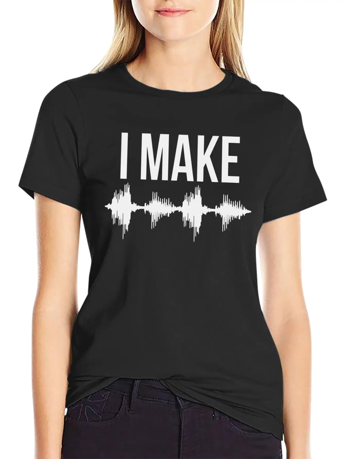 I Make Waves Unisex Short Sleeve Soft Cotton T-Shirt – Casual Everyday Wear