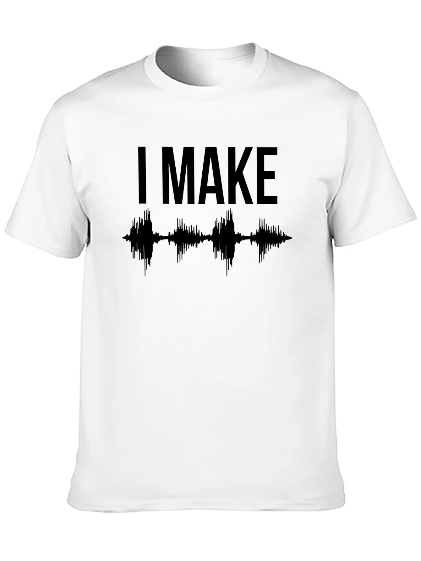 I Make Waves Unisex Short Sleeve Soft Cotton T-Shirt – Casual Everyday Wear
