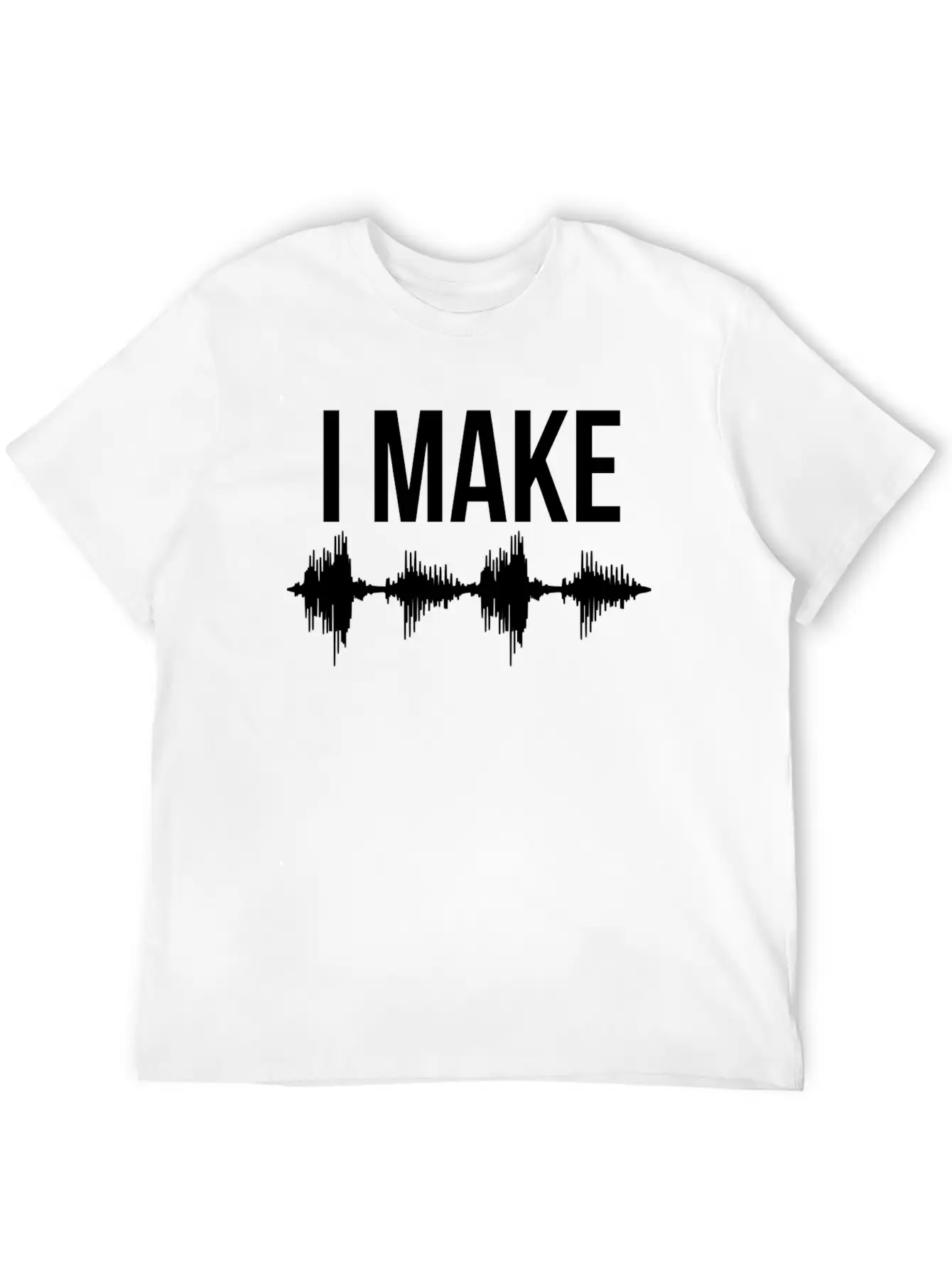 I Make Waves Unisex Short Sleeve Soft Cotton T-Shirt – Casual Everyday Wear