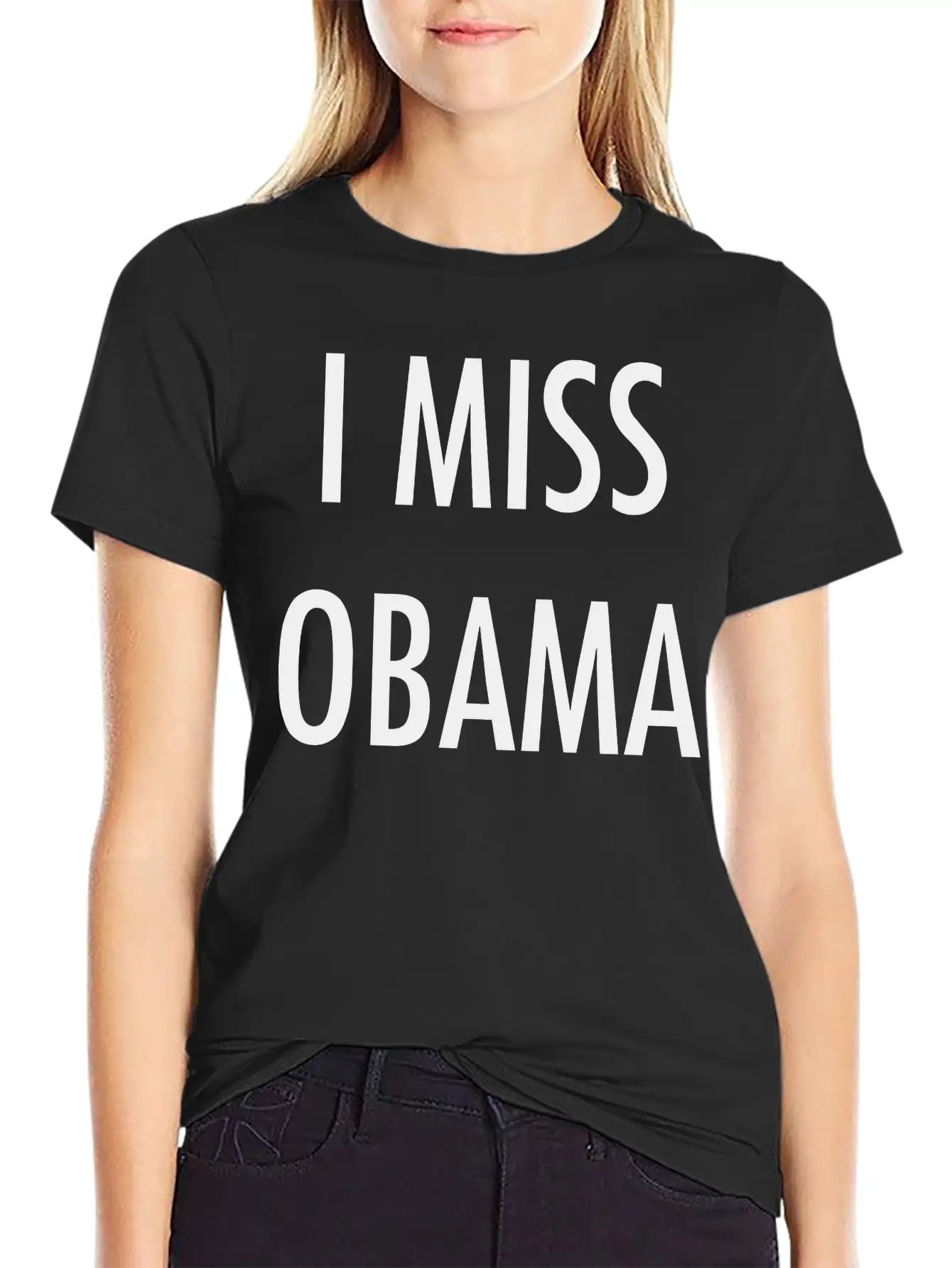 I Miss Obama Basic Graphic T-Shirt – Daily Comfort In Soft Cotton
