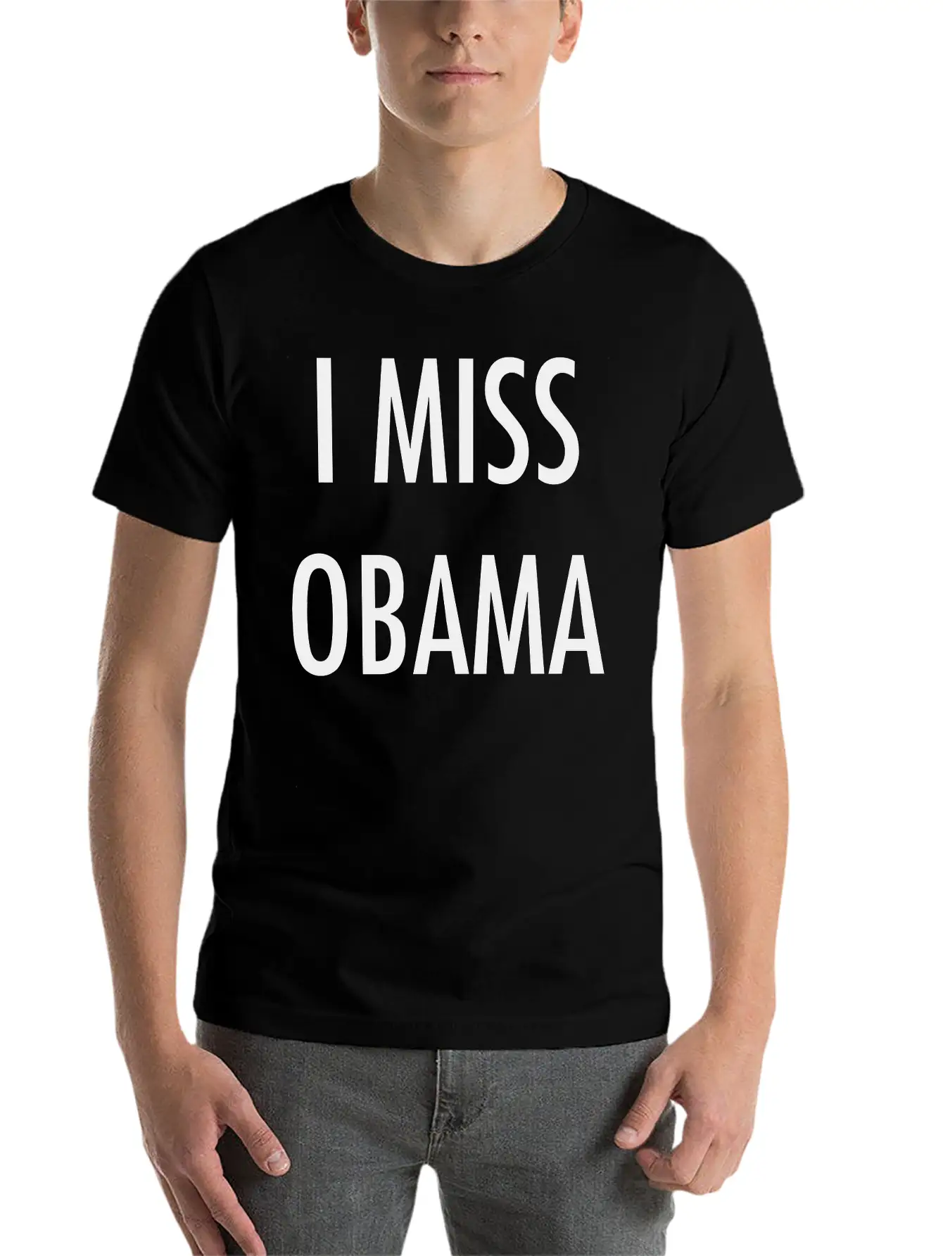 I Miss Obama Basic Graphic T-Shirt – Daily Comfort In Soft Cotton