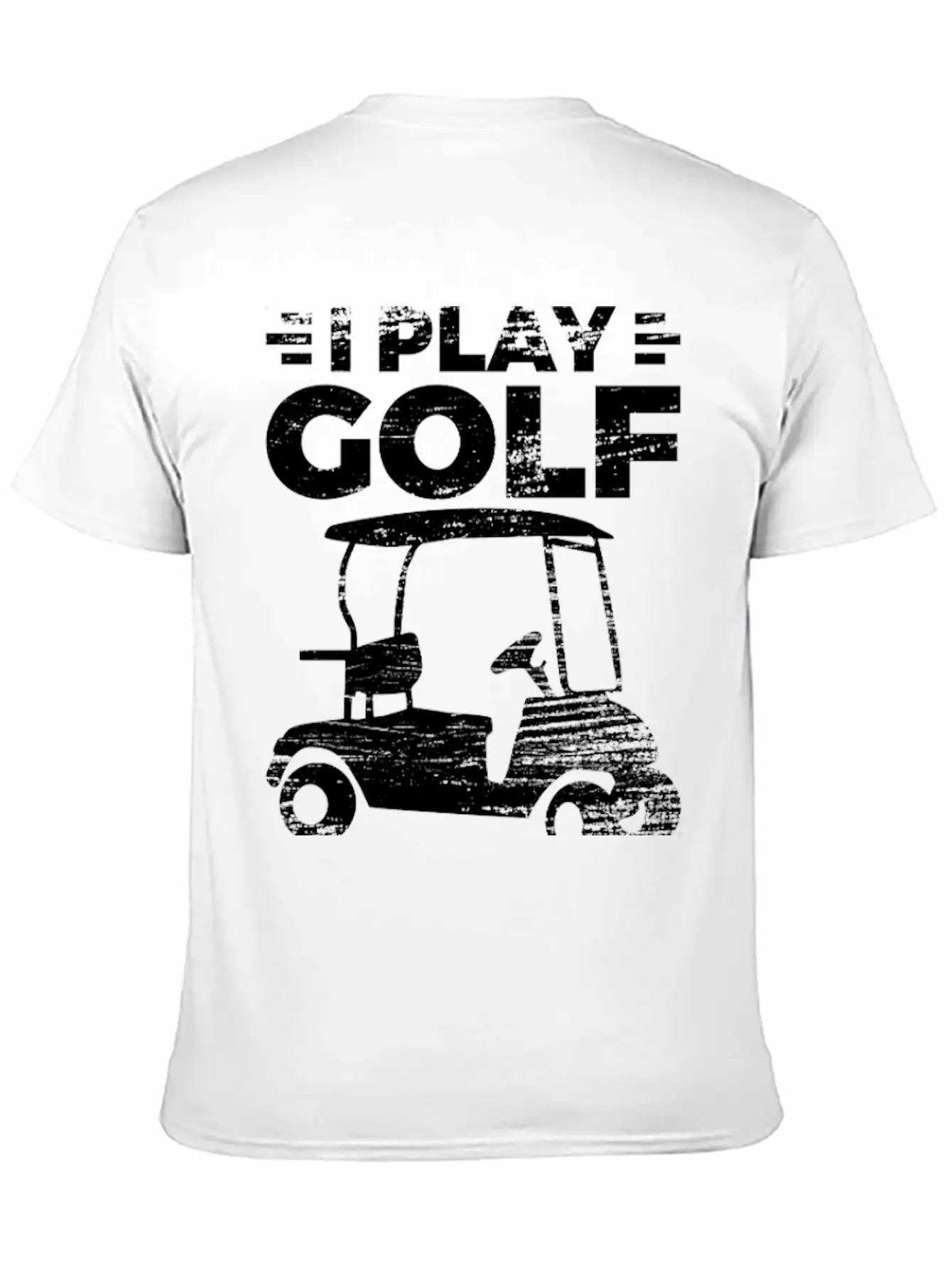 I Play Golf To Drive Golf Carts Timeless Short Sleeve Tee – Comfy And Minimalist Design