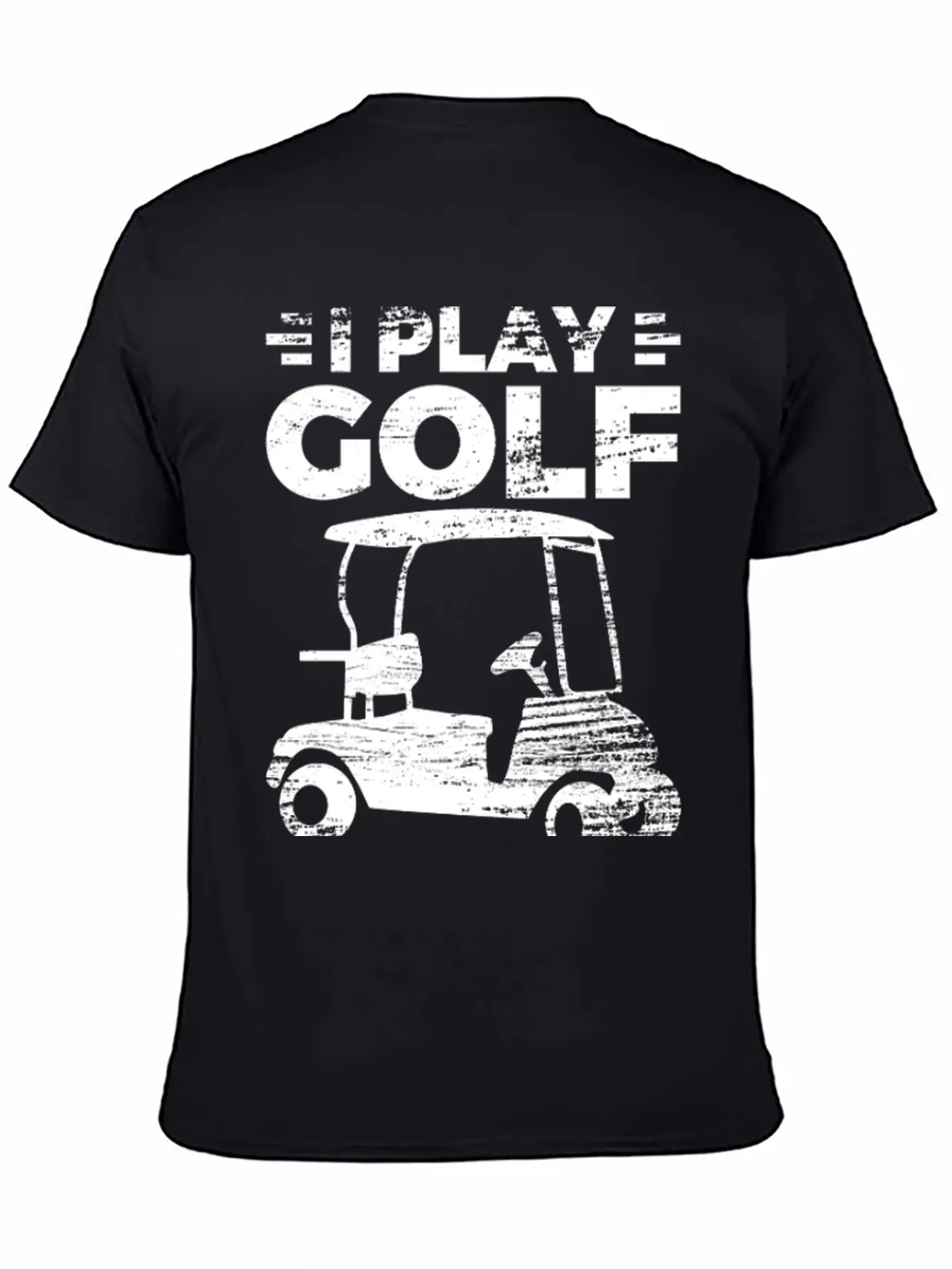 I Play Golf To Drive Golf Carts Timeless Short Sleeve Tee – Comfy And Minimalist Design