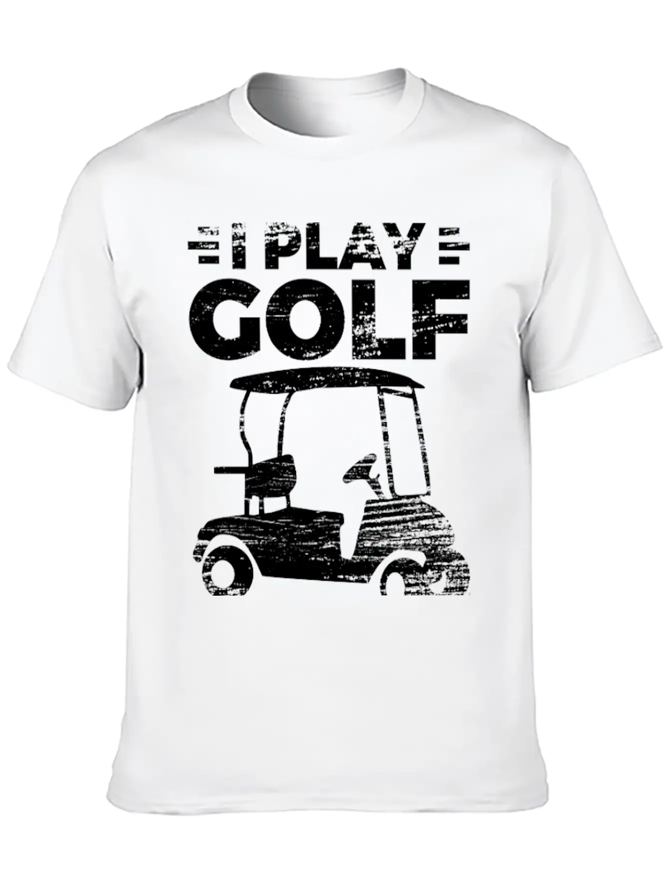 I Play Golf To Drive Golf Carts Timeless Short Sleeve Tee – Comfy And Minimalist Design