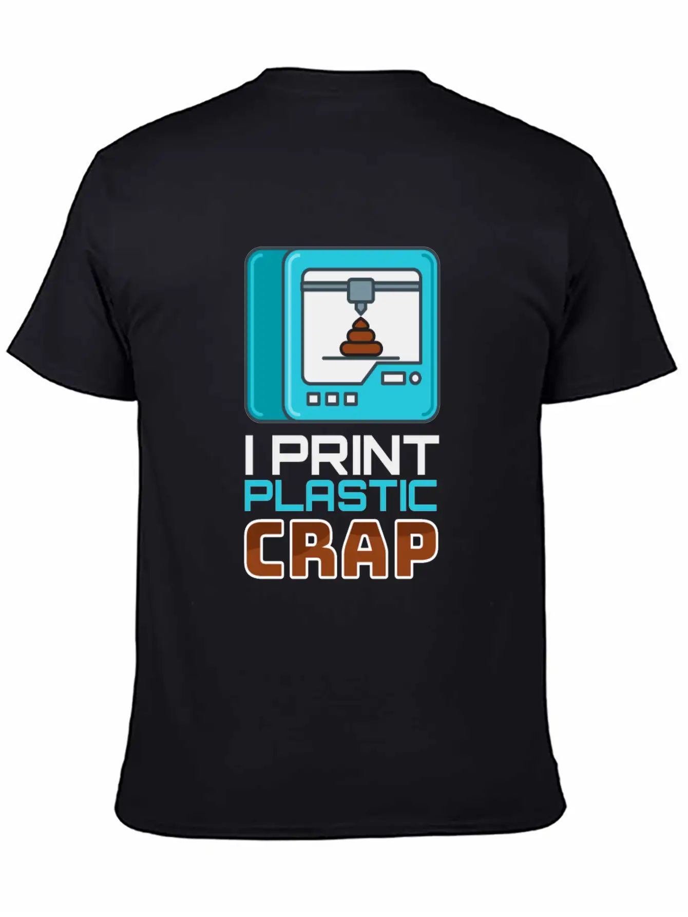 I Print Plastic Crap 3D Print Printer Timeless Short Sleeve Tee – Comfy And Minimalist Design