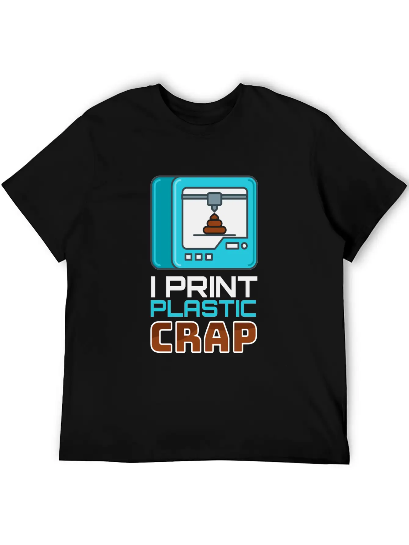I Print Plastic Crap 3D Print Printer Timeless Short Sleeve Tee – Comfy And Minimalist Design