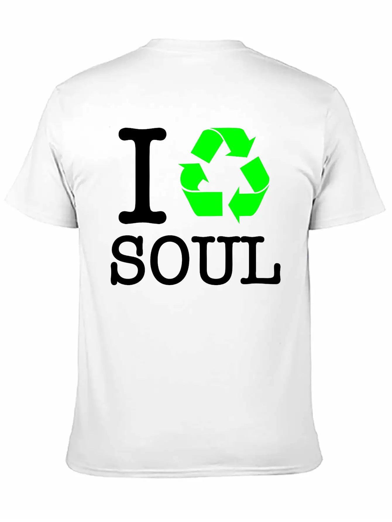 I Recycle Soul Unisex Short Sleeve Soft Cotton T-Shirt – Casual Everyday Wear
