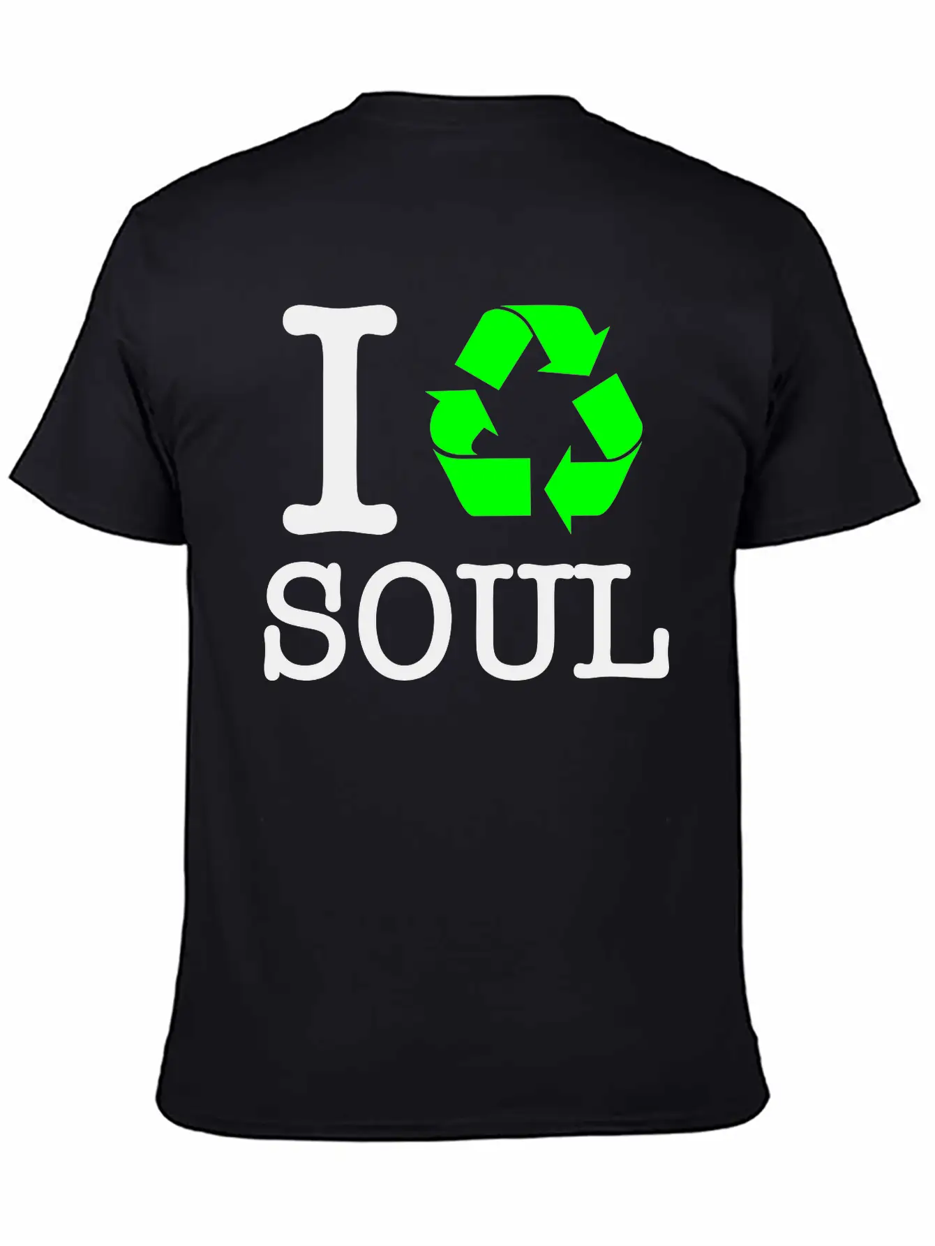 I Recycle Soul Unisex Short Sleeve Soft Cotton T-Shirt – Casual Everyday Wear