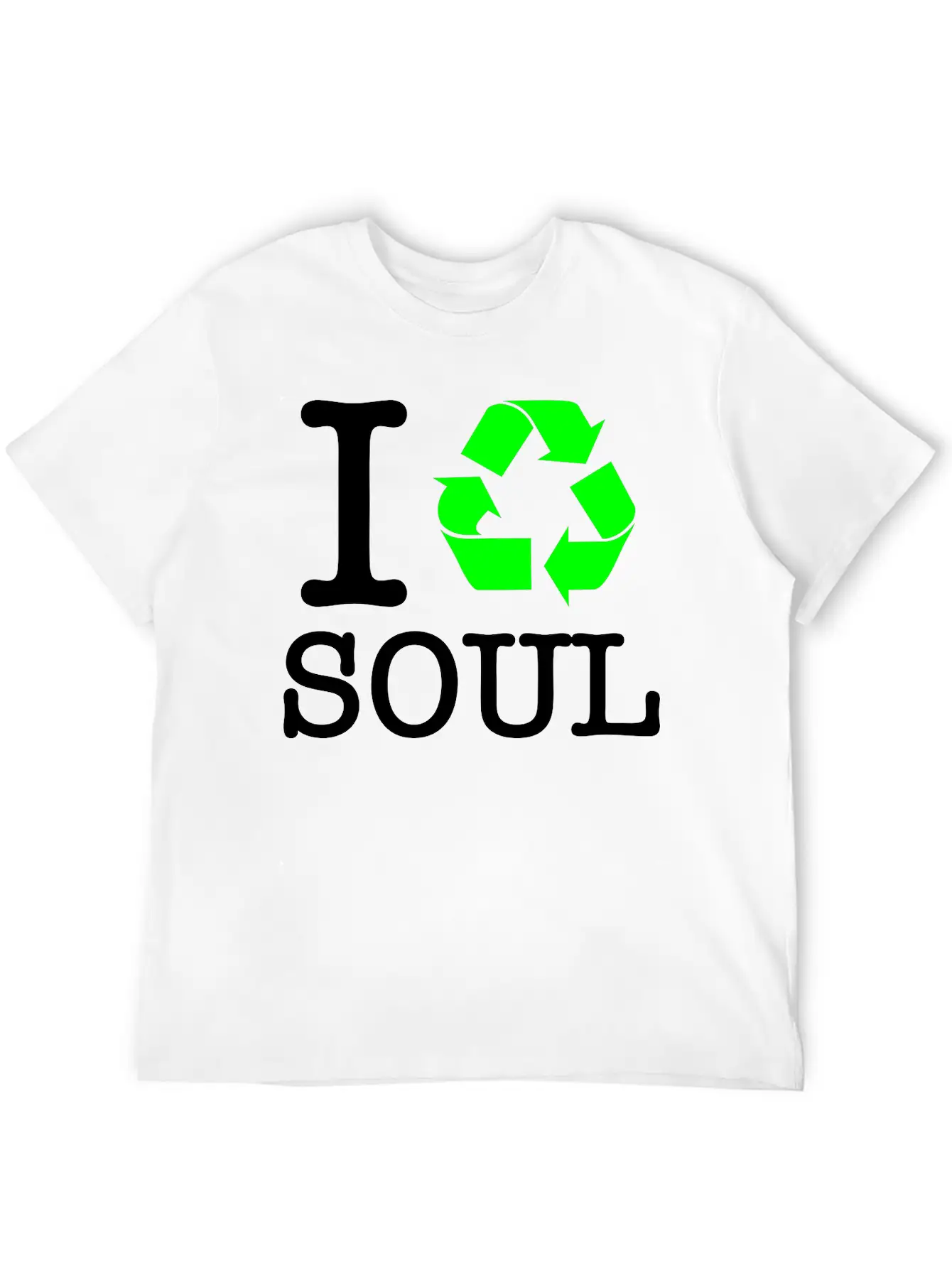 I Recycle Soul Unisex Short Sleeve Soft Cotton T-Shirt – Casual Everyday Wear