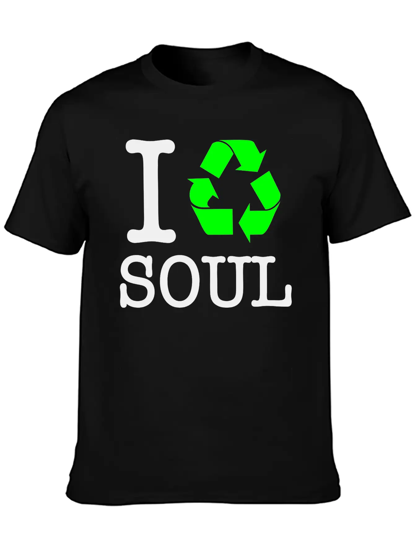 I Recycle Soul Unisex Short Sleeve Soft Cotton T-Shirt – Casual Everyday Wear